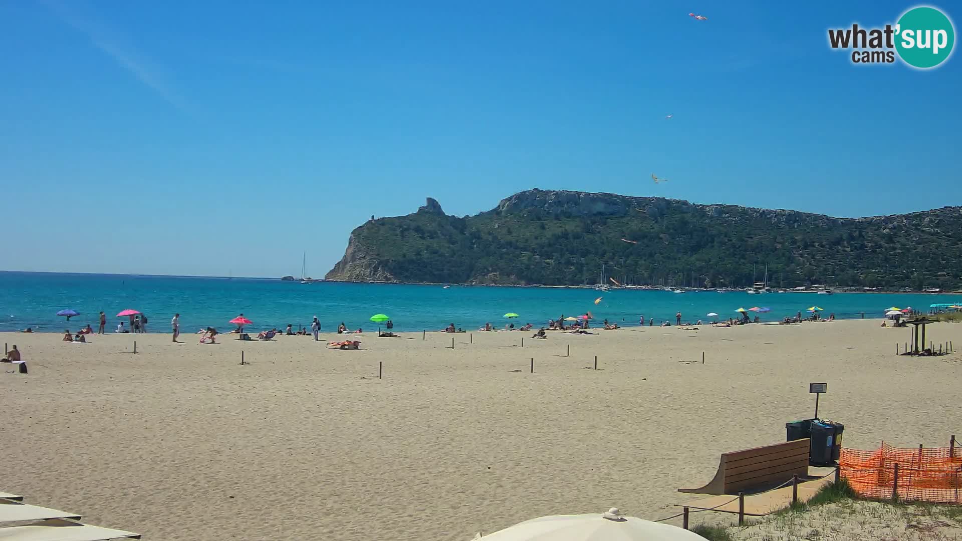 Webcam plage de Poetto | Cagliari | Sardaigne