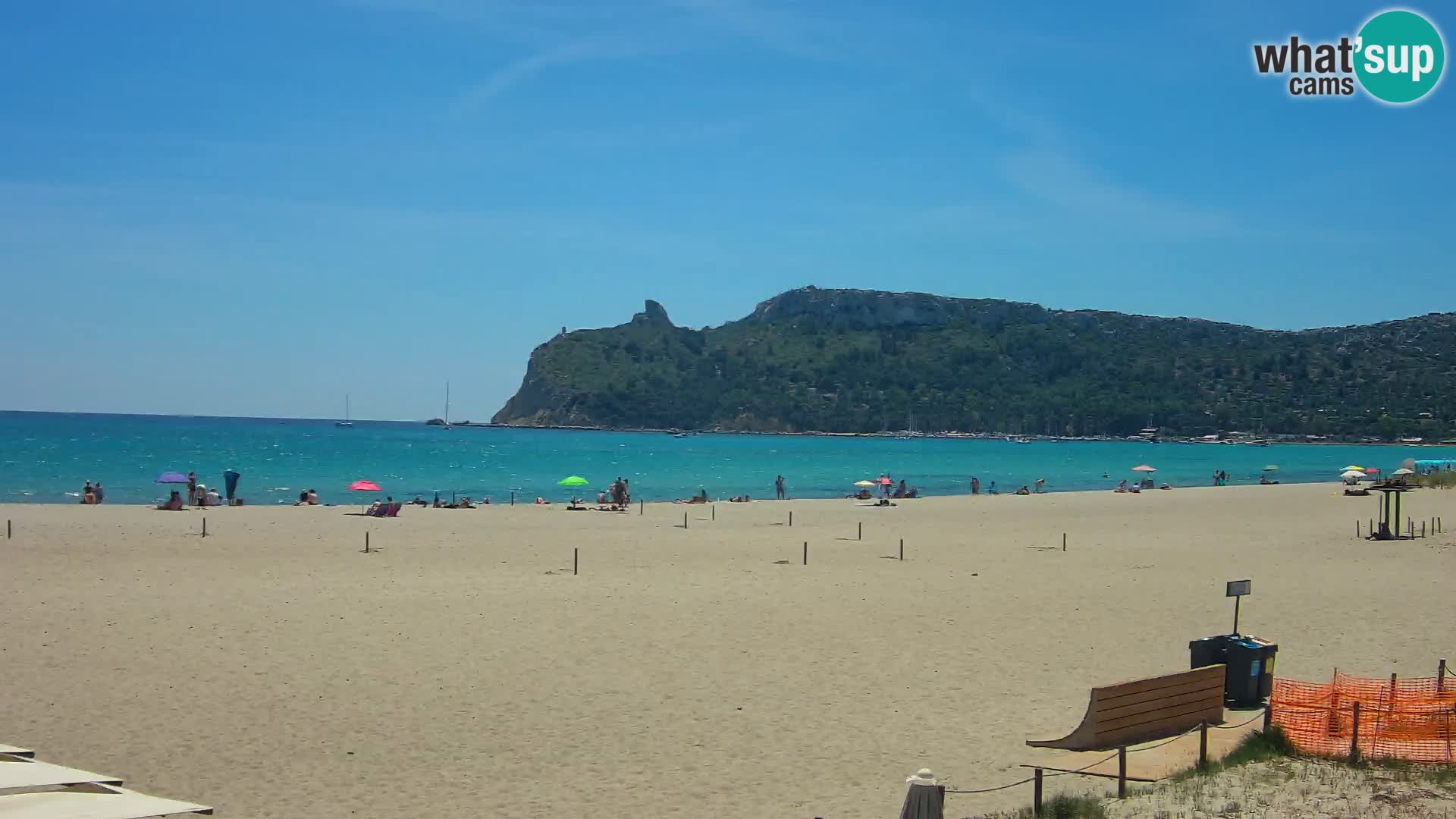 Poetto Strand Webcam | Cagliari | Sardinien