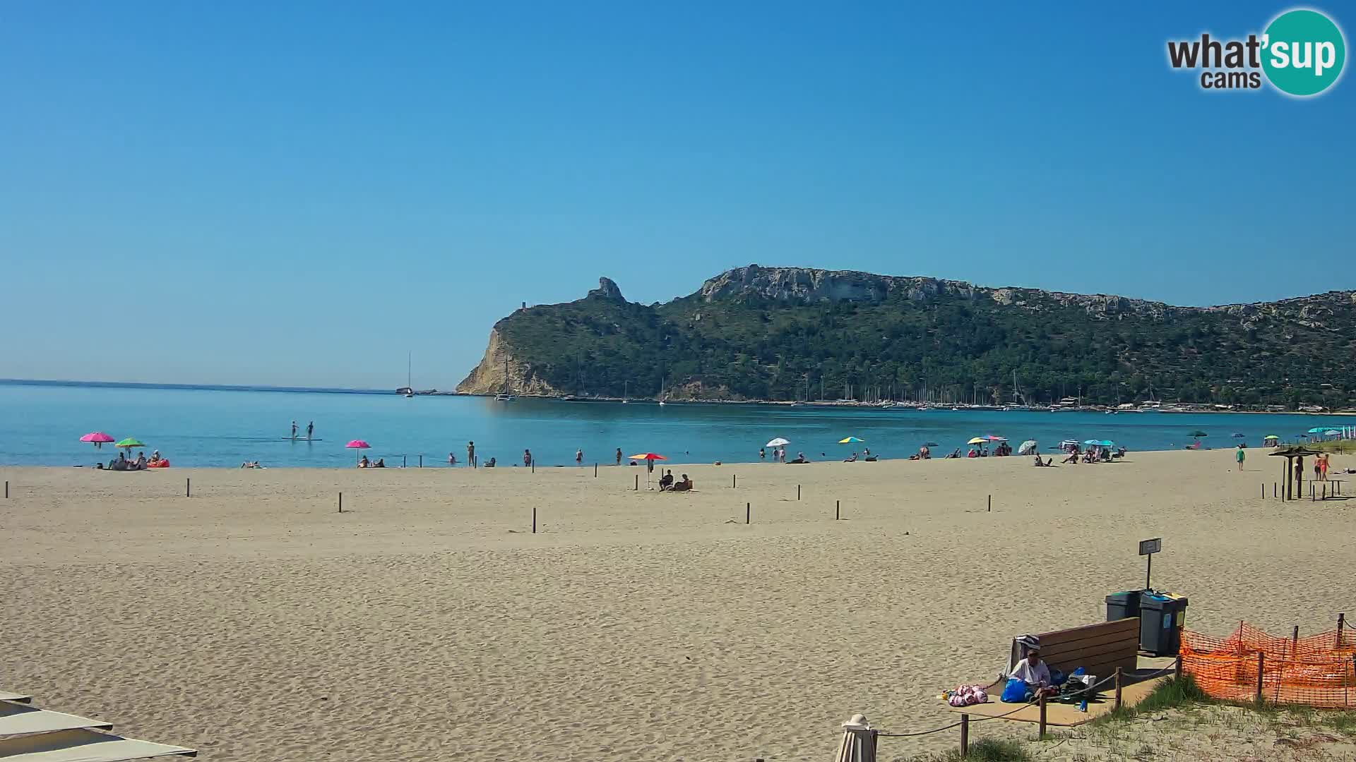 Poetto beach webcam | Cagliari | Sardinia