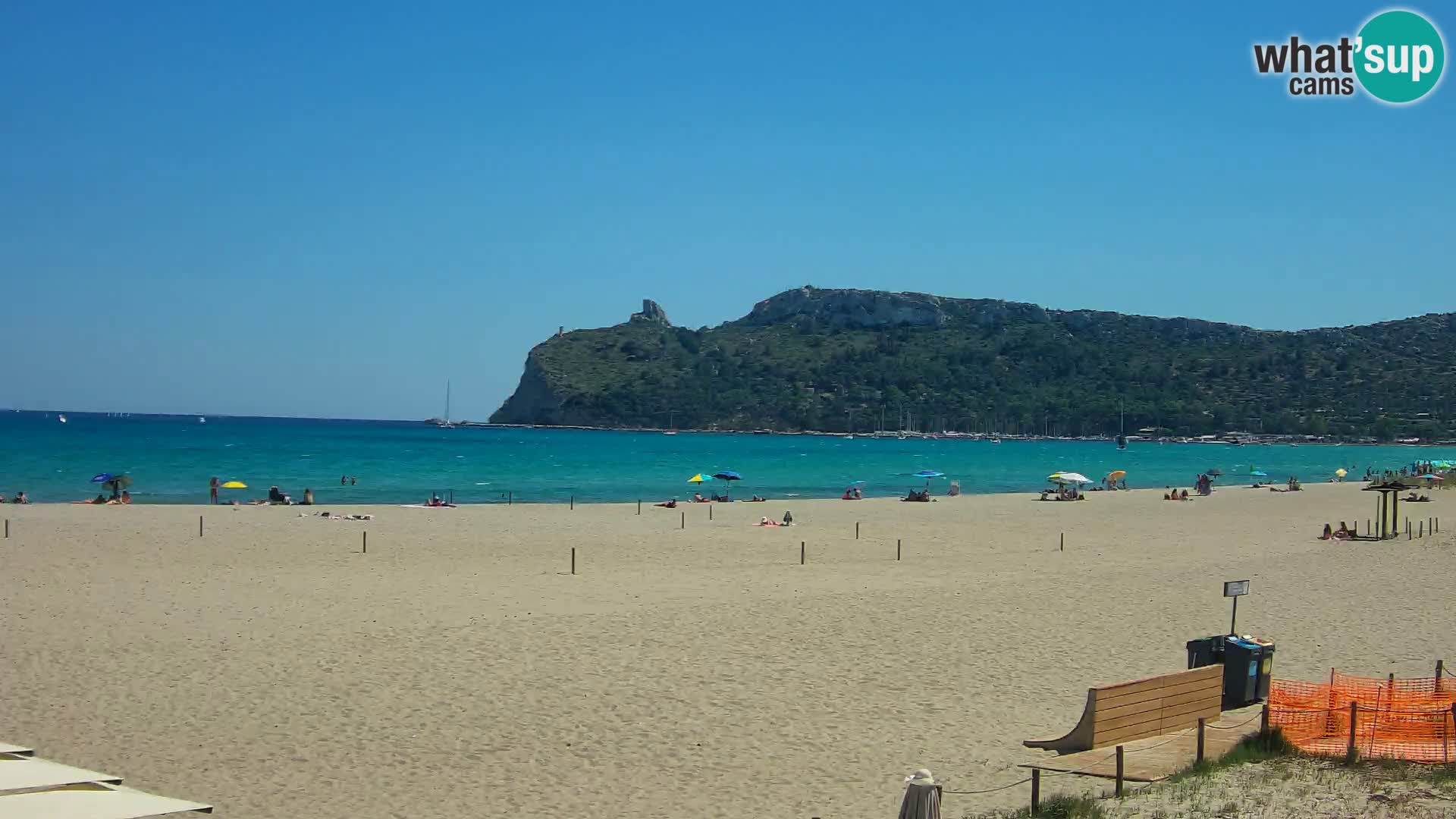Webcam plage de Poetto | Cagliari | Sardaigne
