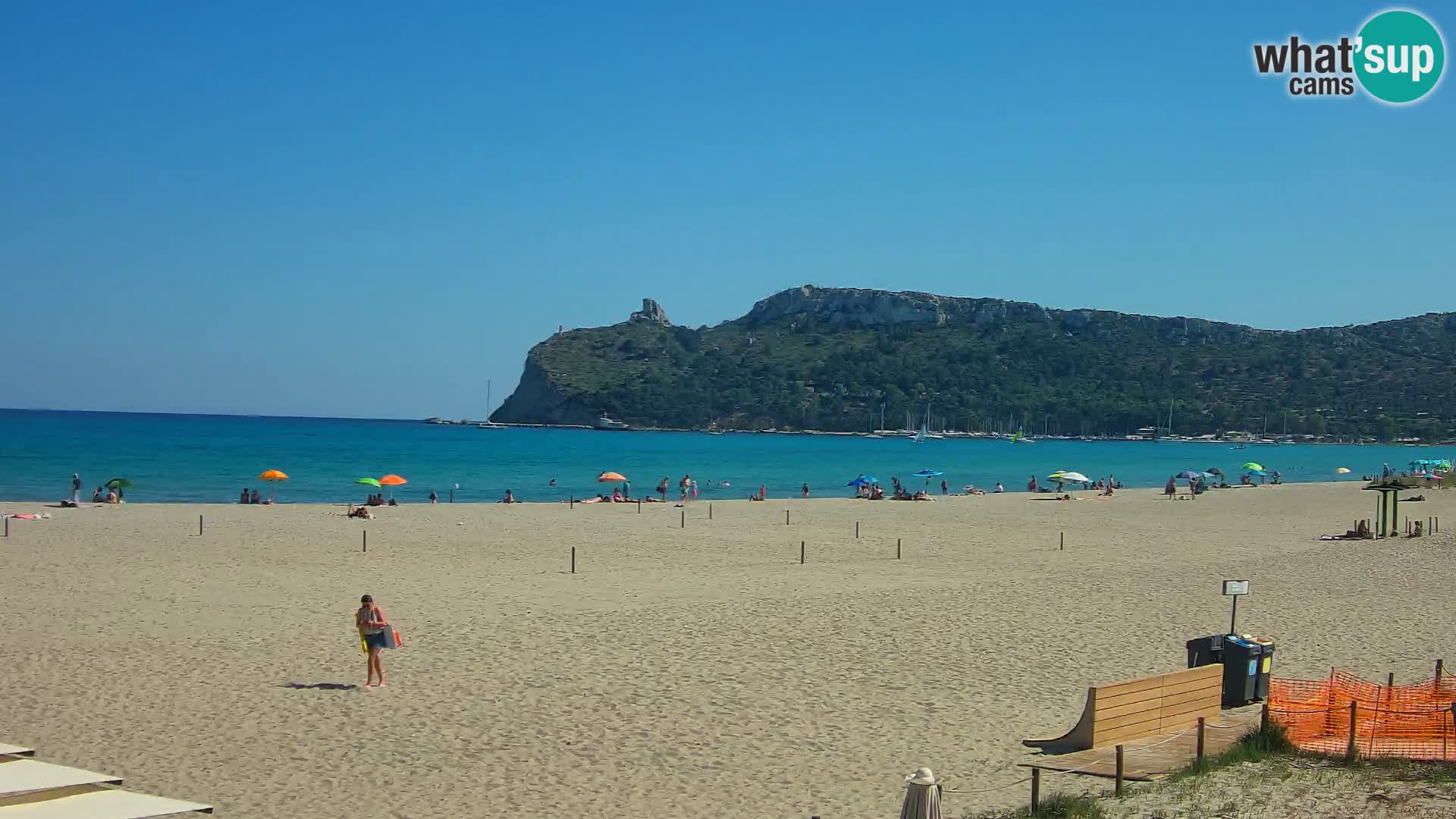 Webcam plage de Poetto | Cagliari | Sardaigne