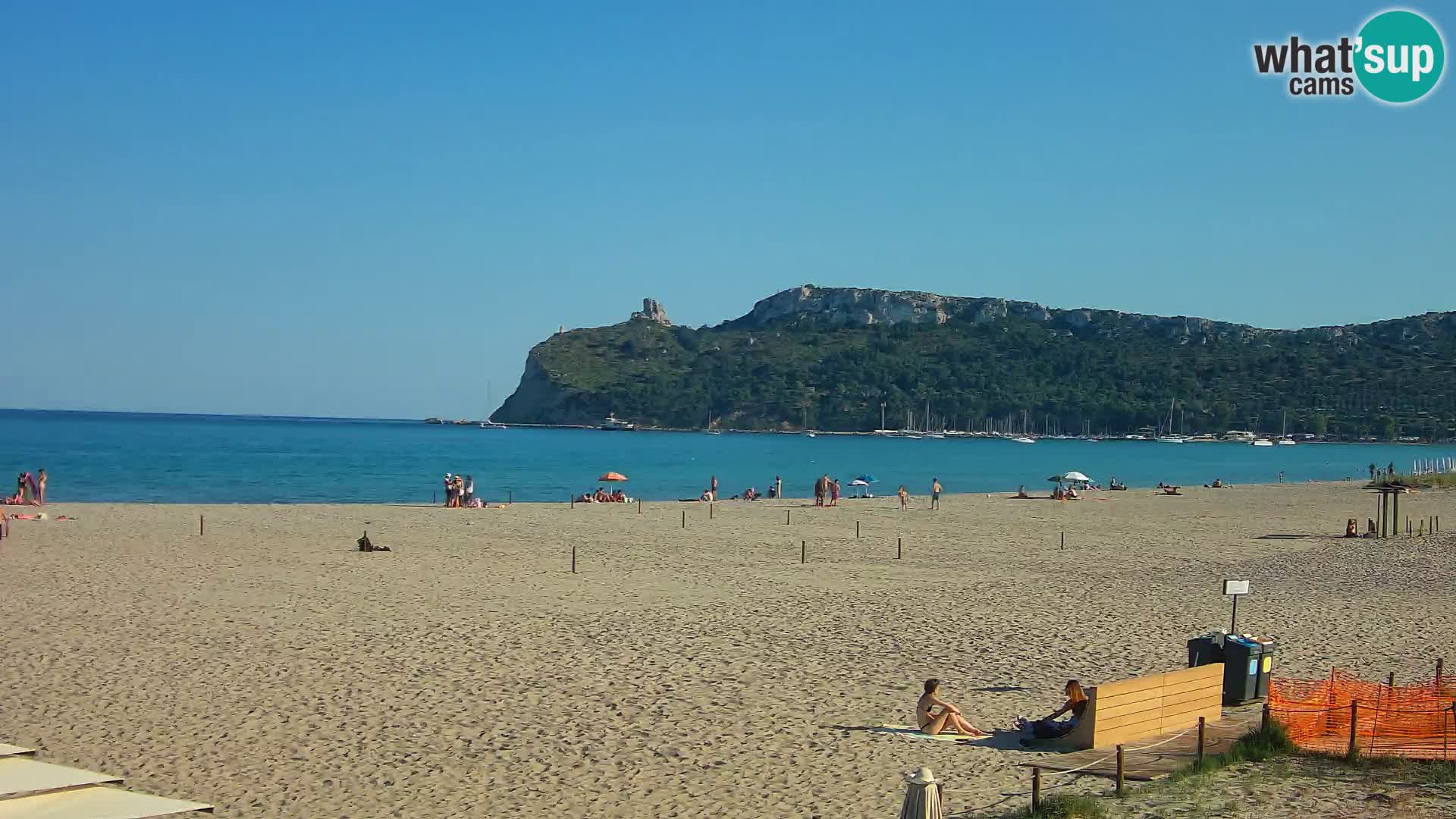 Poetto beach webcam | Cagliari | Sardinija