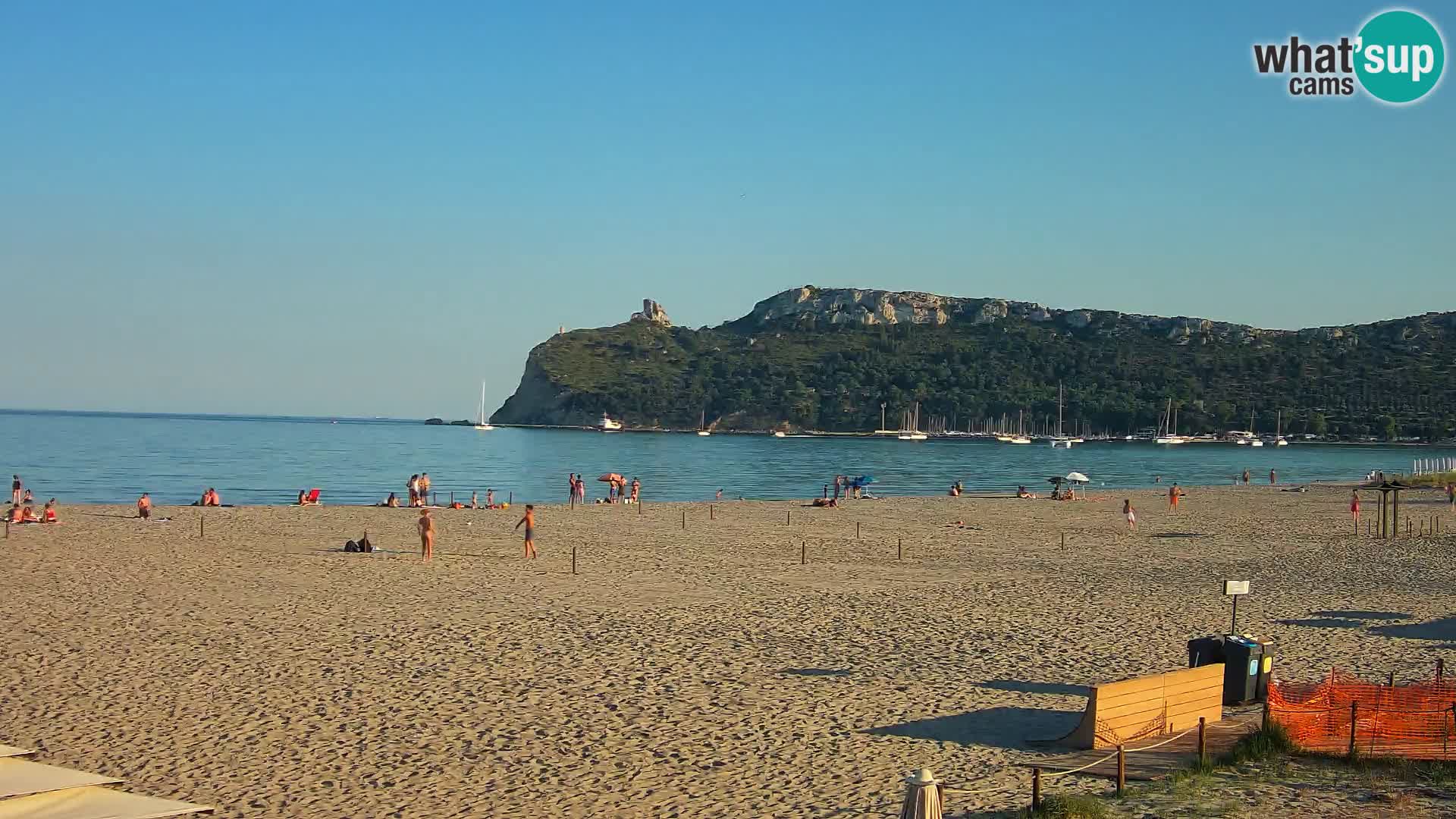 Poetto beach webcam | Cagliari | Sardinia