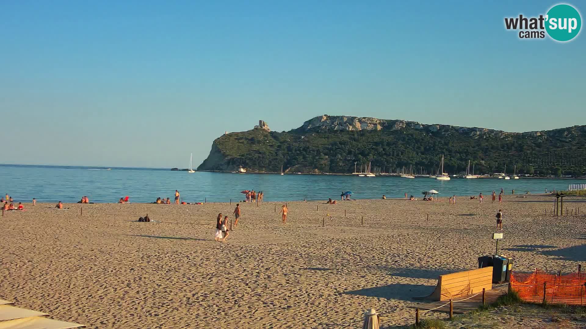 Poetto beach webcam | Cagliari | Sardinija