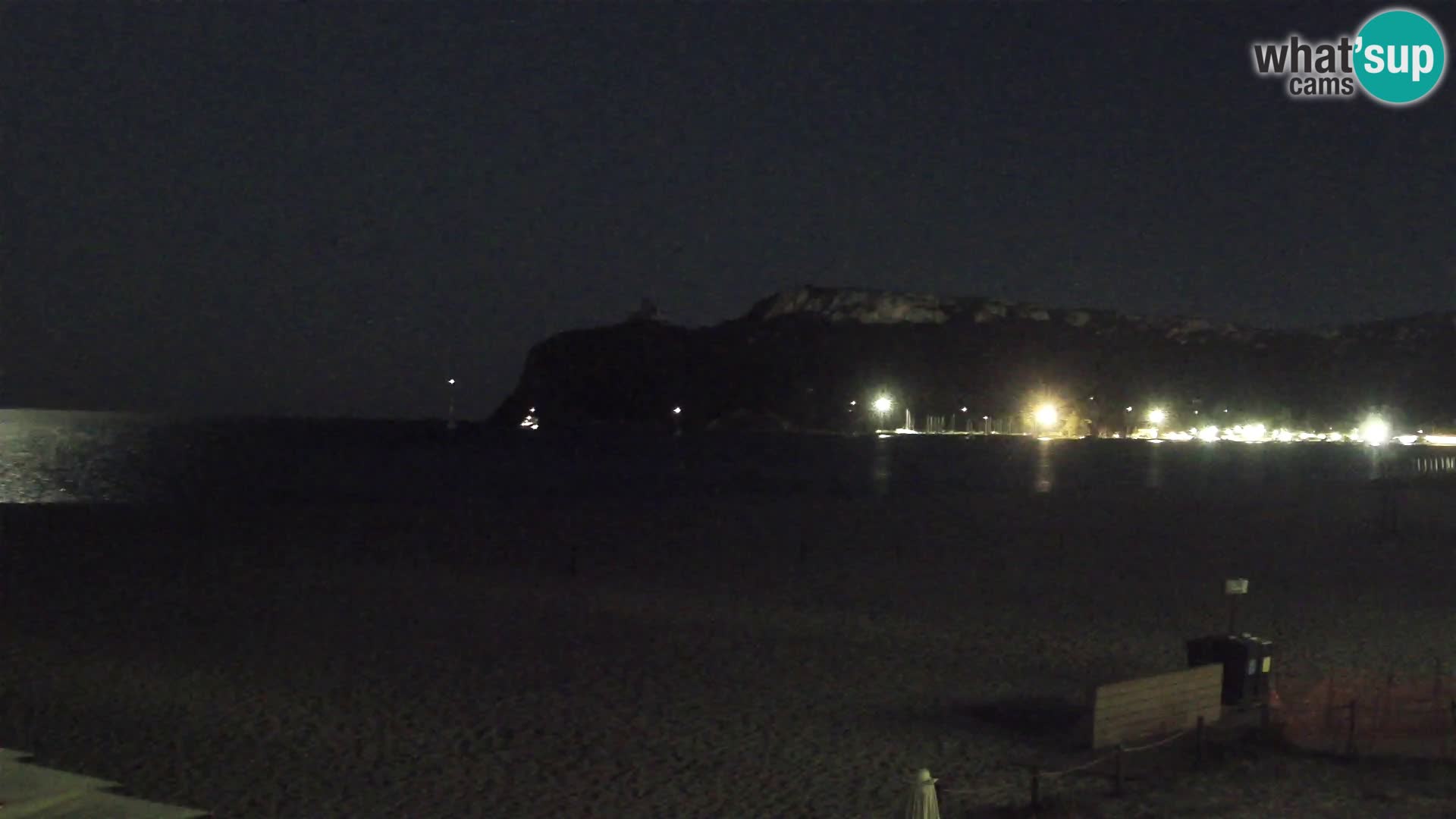 Poetto beach webcam | Cagliari | Sardinija