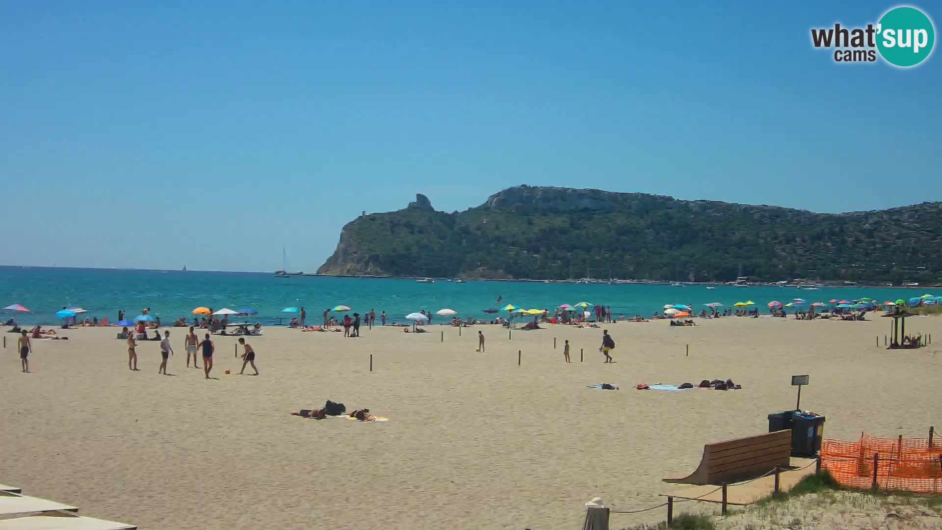 Poetto Strand Webcam | Cagliari | Sardinien