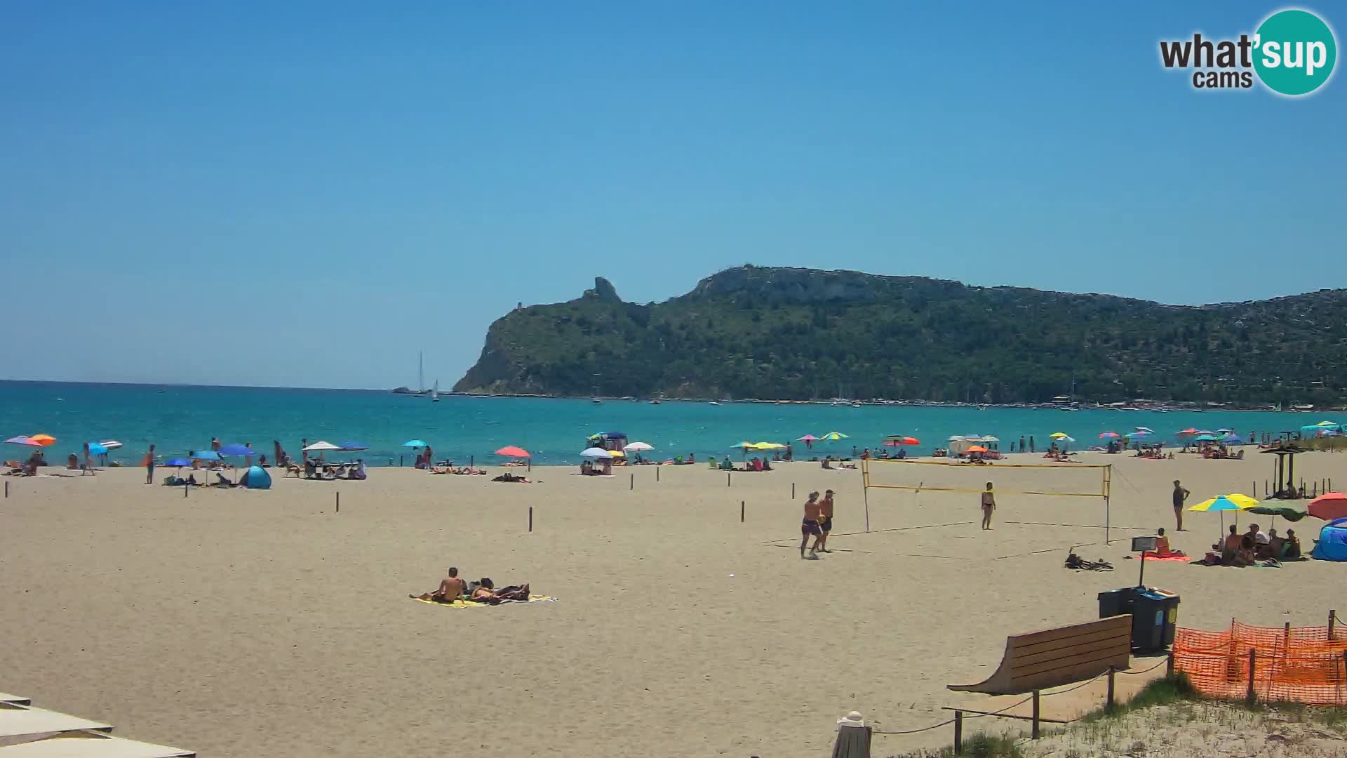 Poetto Strand Webcam | Cagliari | Sardinien