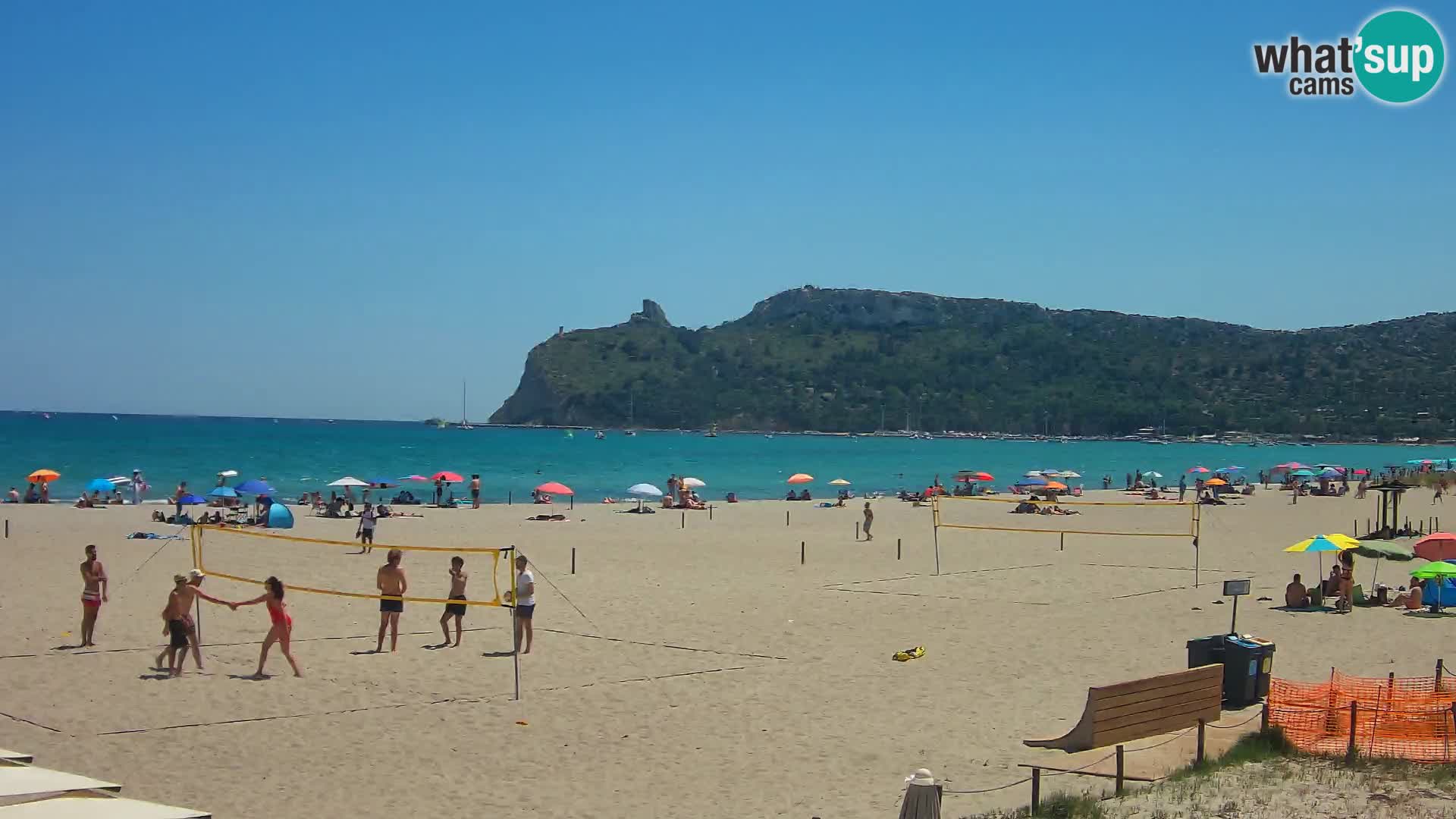 Poetto beach webcam | Cagliari | Sardinia