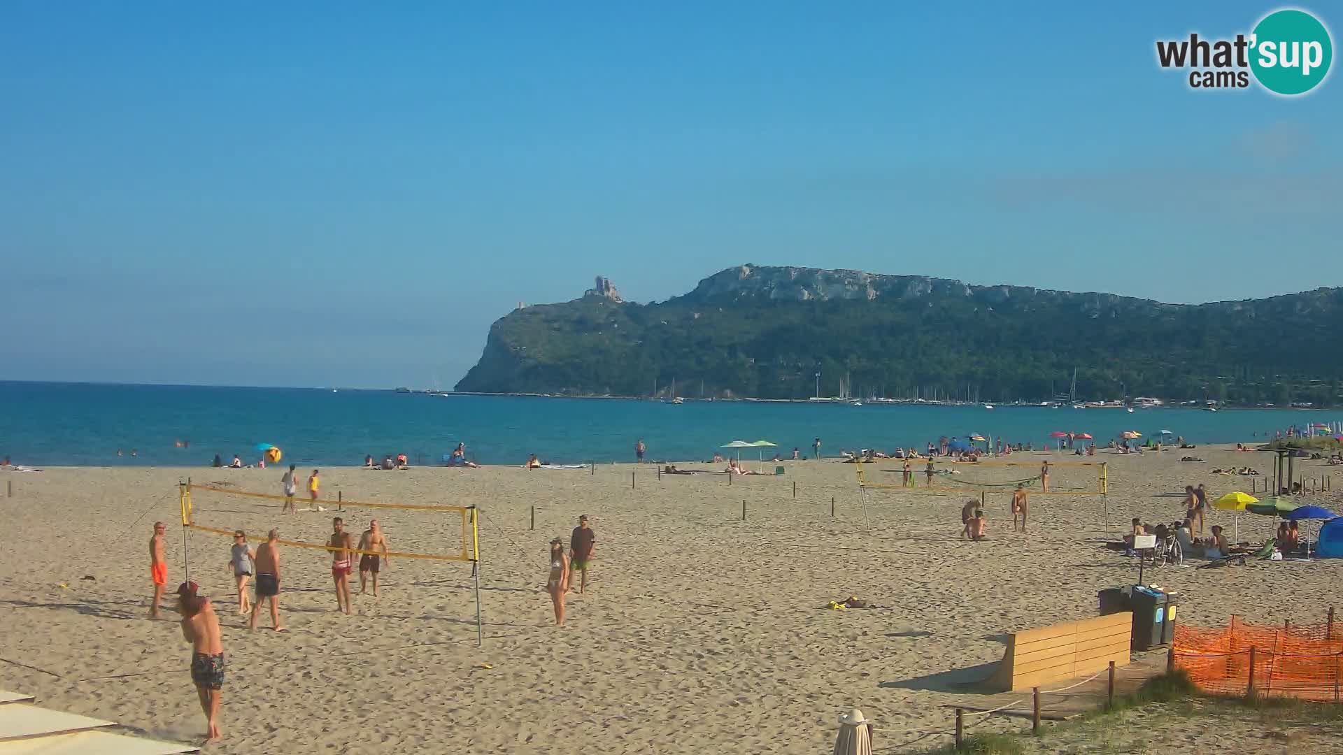 Poetto beach webcam | Cagliari | Sardinija