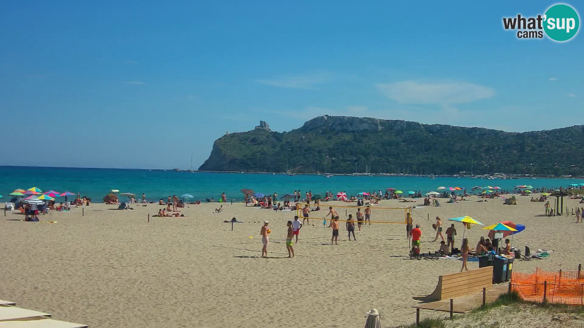Webcam plage de Poetto | Cagliari | Sardaigne