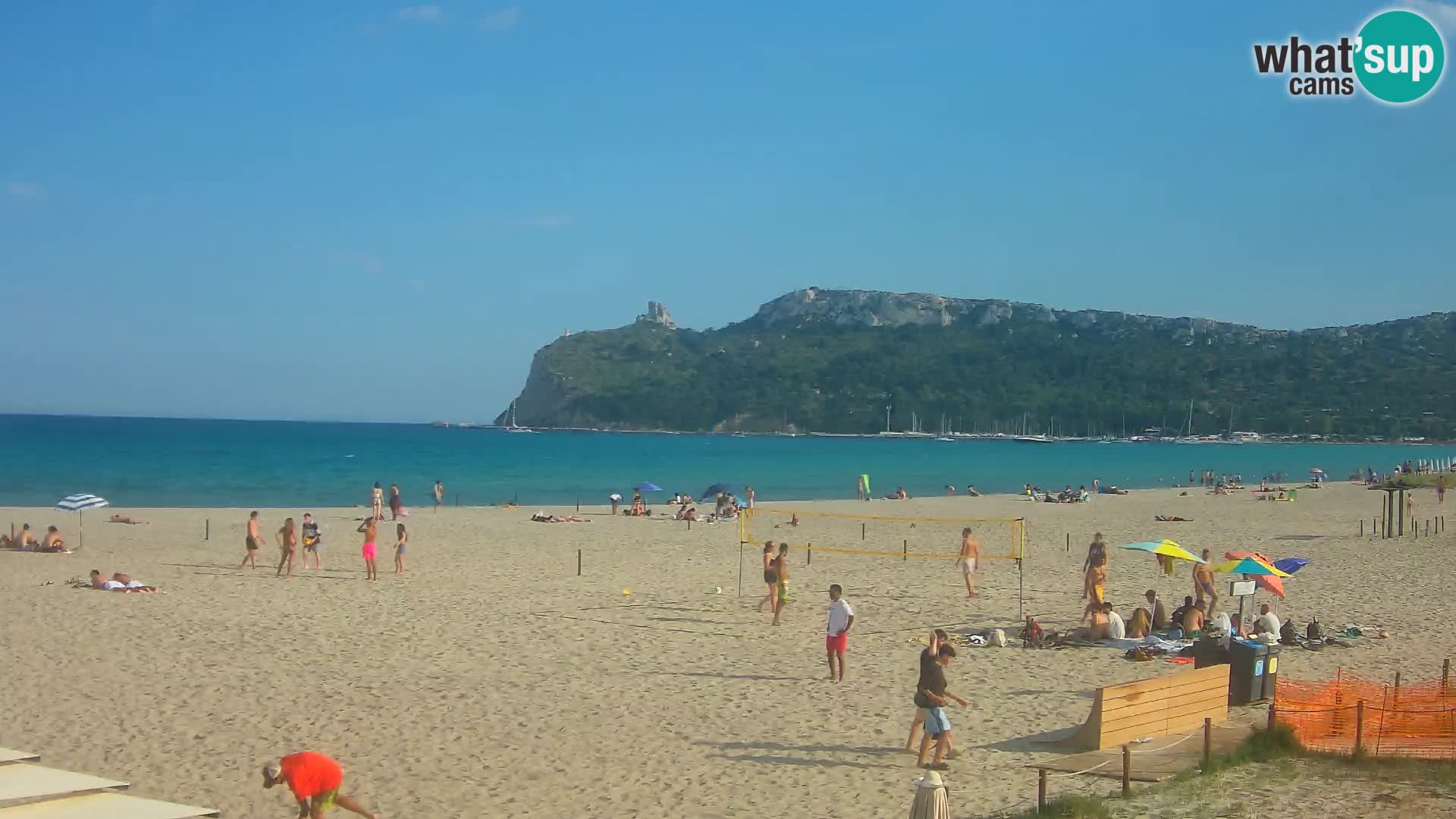 Poetto beach webcam | Cagliari | Sardinija