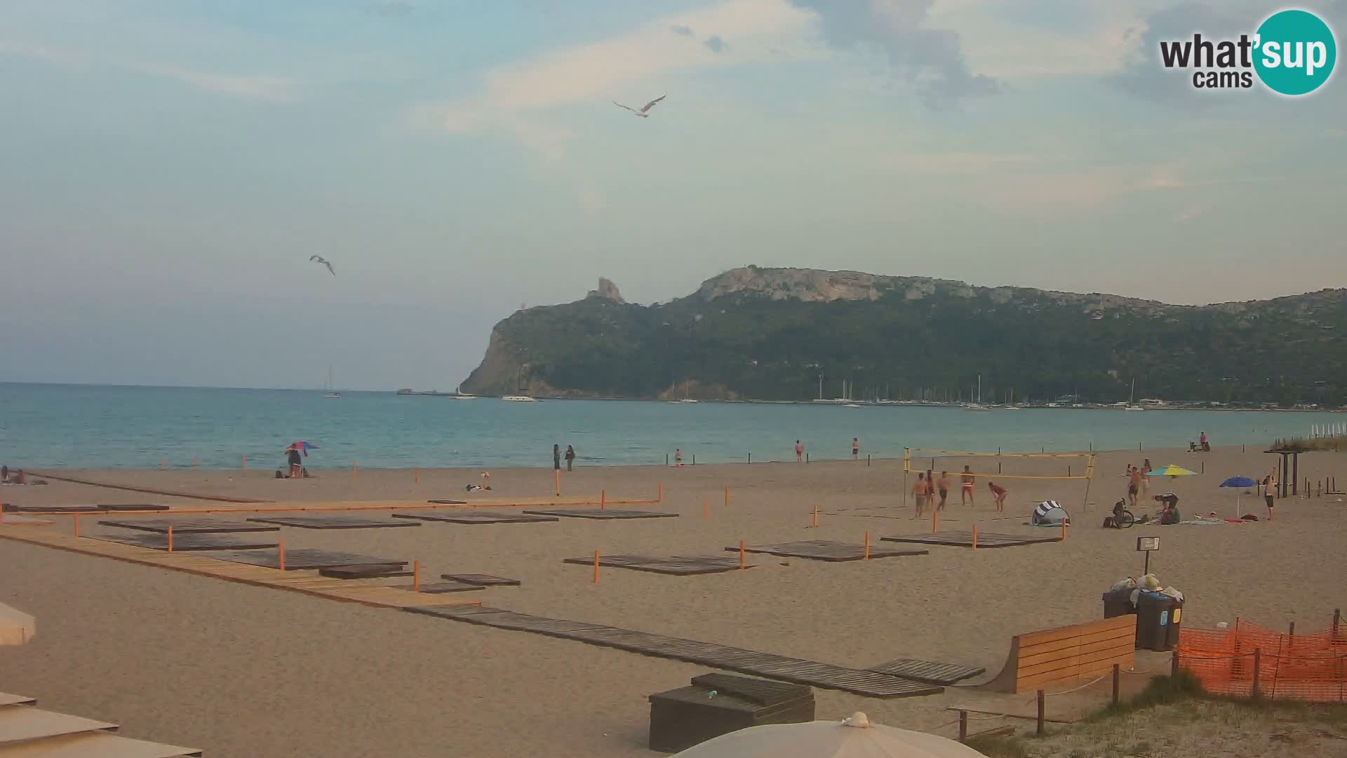 Poetto beach webcam | Cagliari | Sardinija