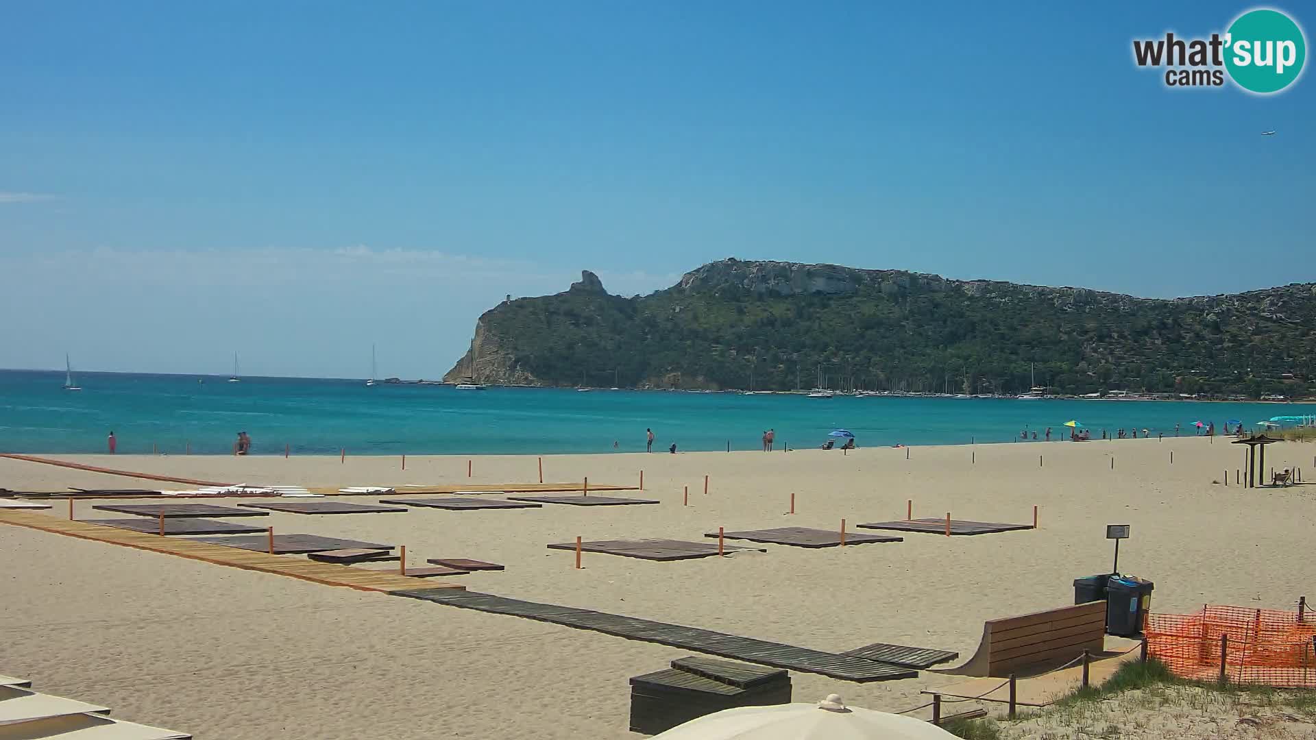 Poetto beach webcam | Cagliari | Sardinia