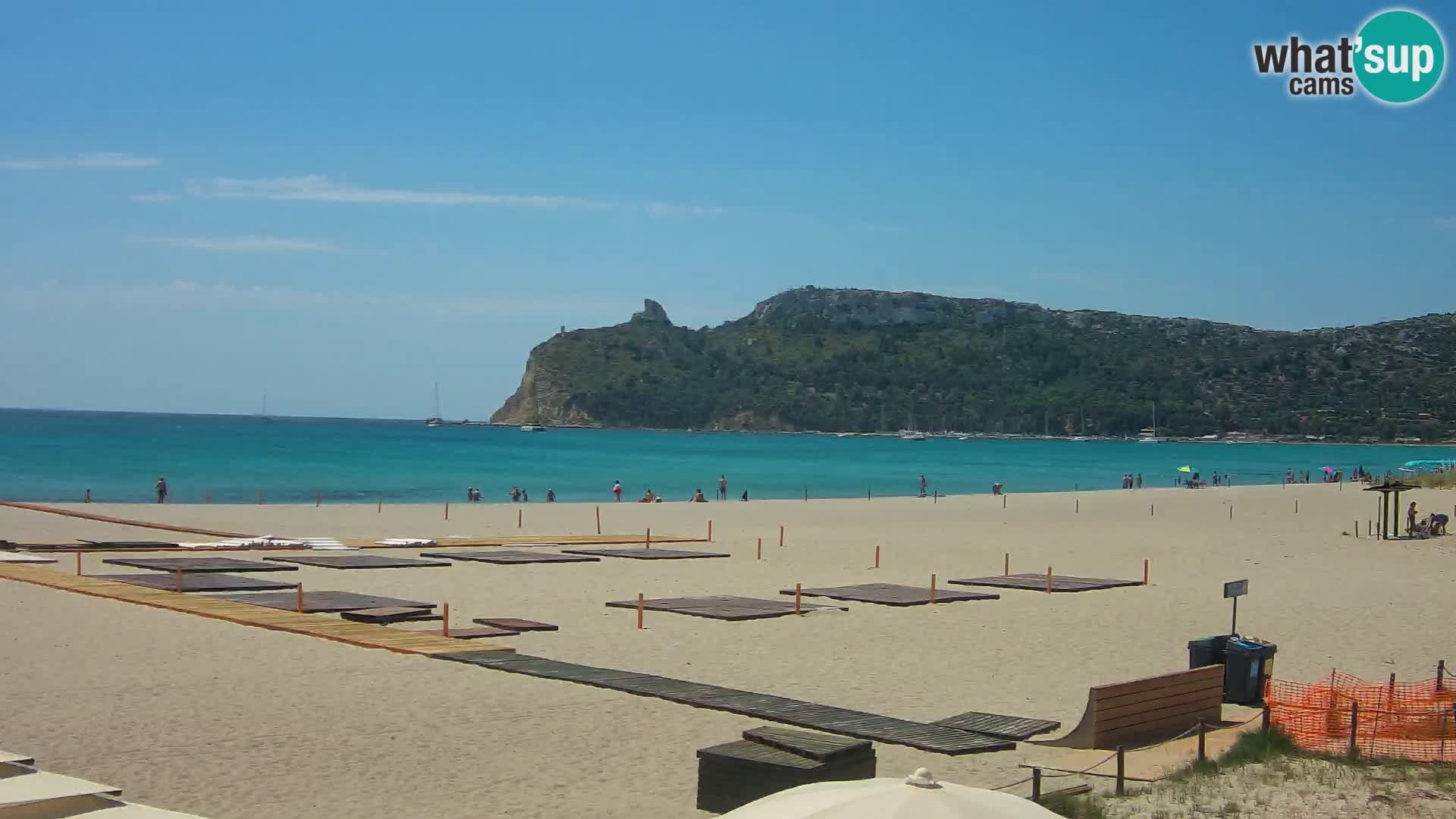 Poetto beach webcam | Cagliari | Sardinia