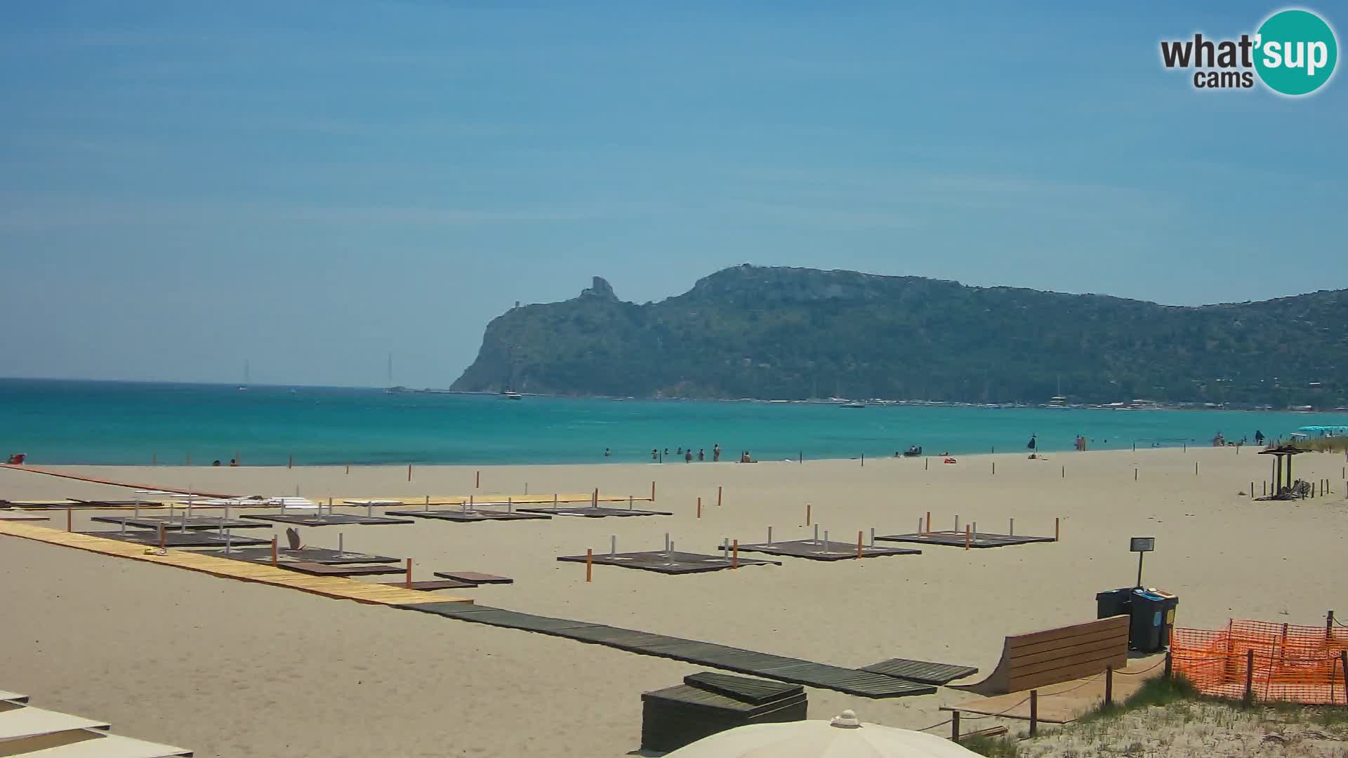Poetto beach webcam | Cagliari | Sardinia