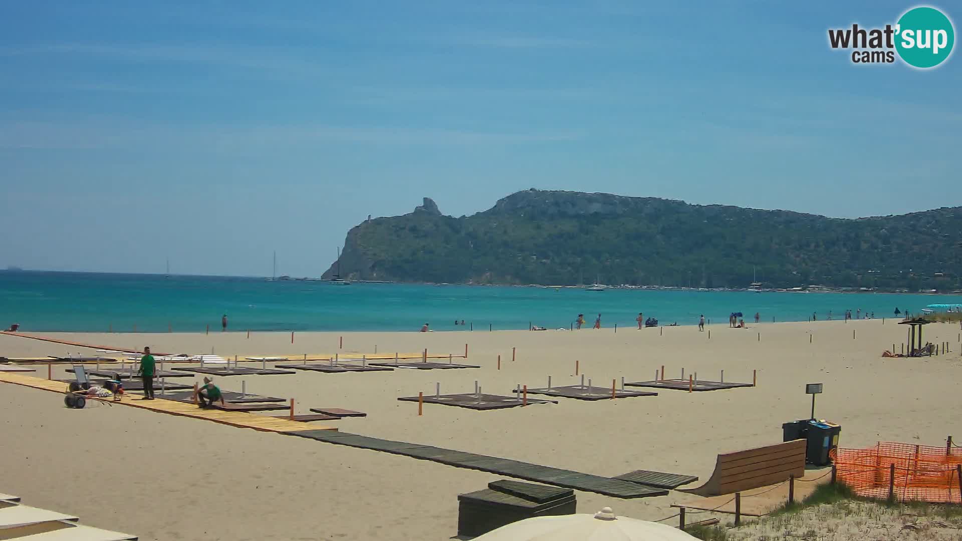 Poetto beach webcam | Cagliari | Sardinija