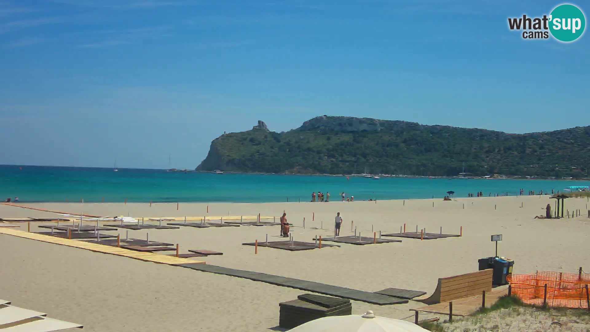 Poetto beach webcam | Cagliari | Sardinia