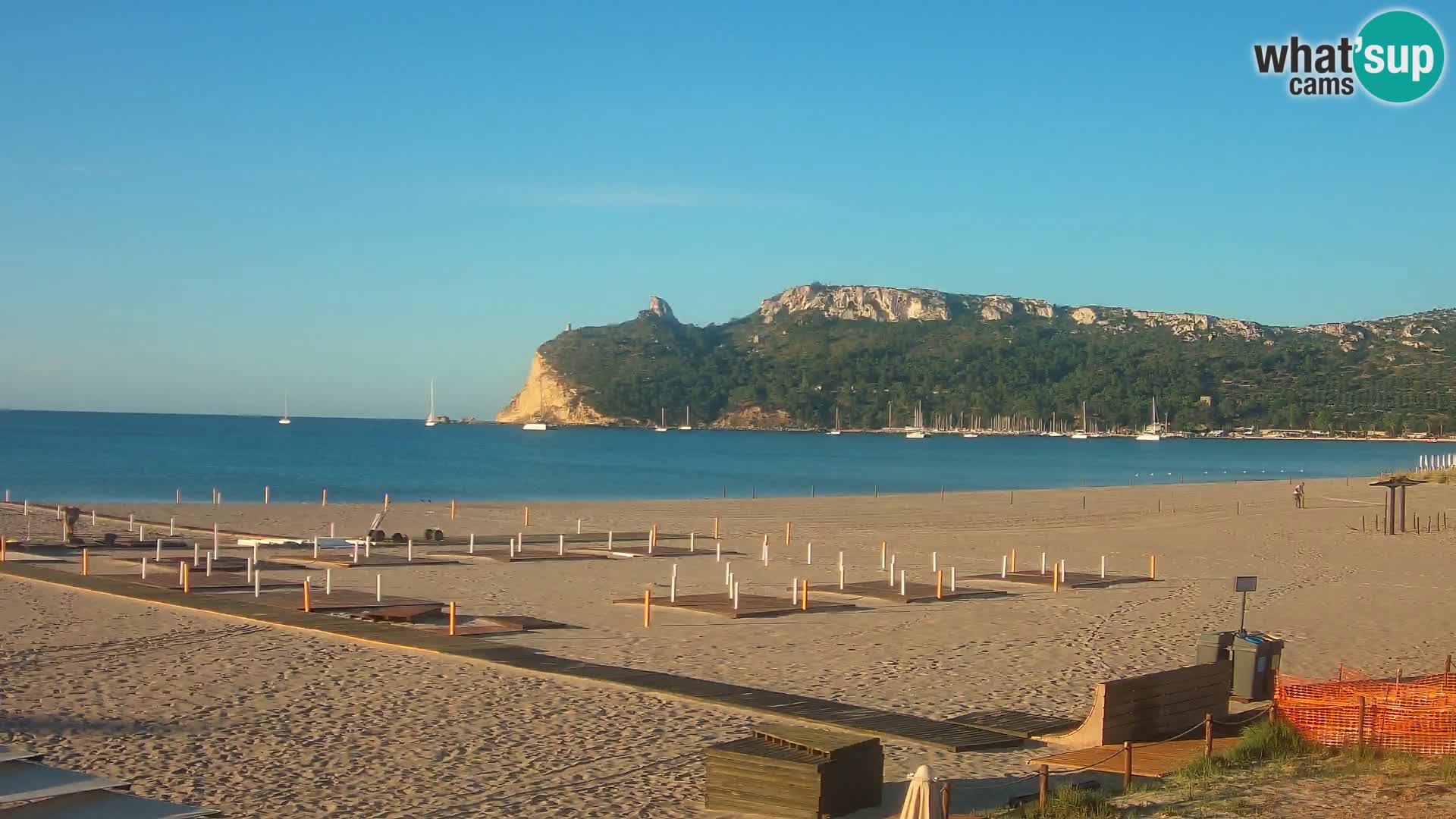 Poetto beach webcam | Cagliari | Sardinia