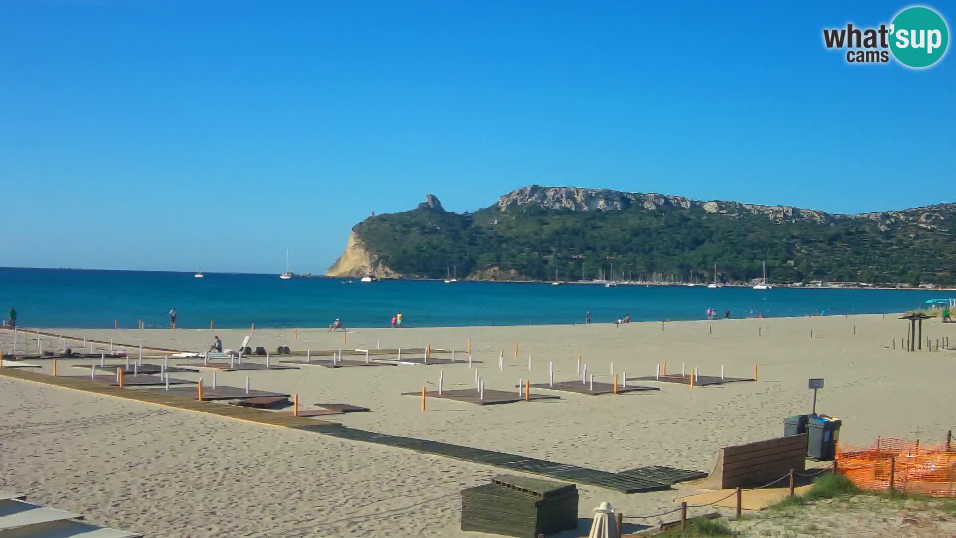 Poetto beach webcam | Cagliari | Sardinija
