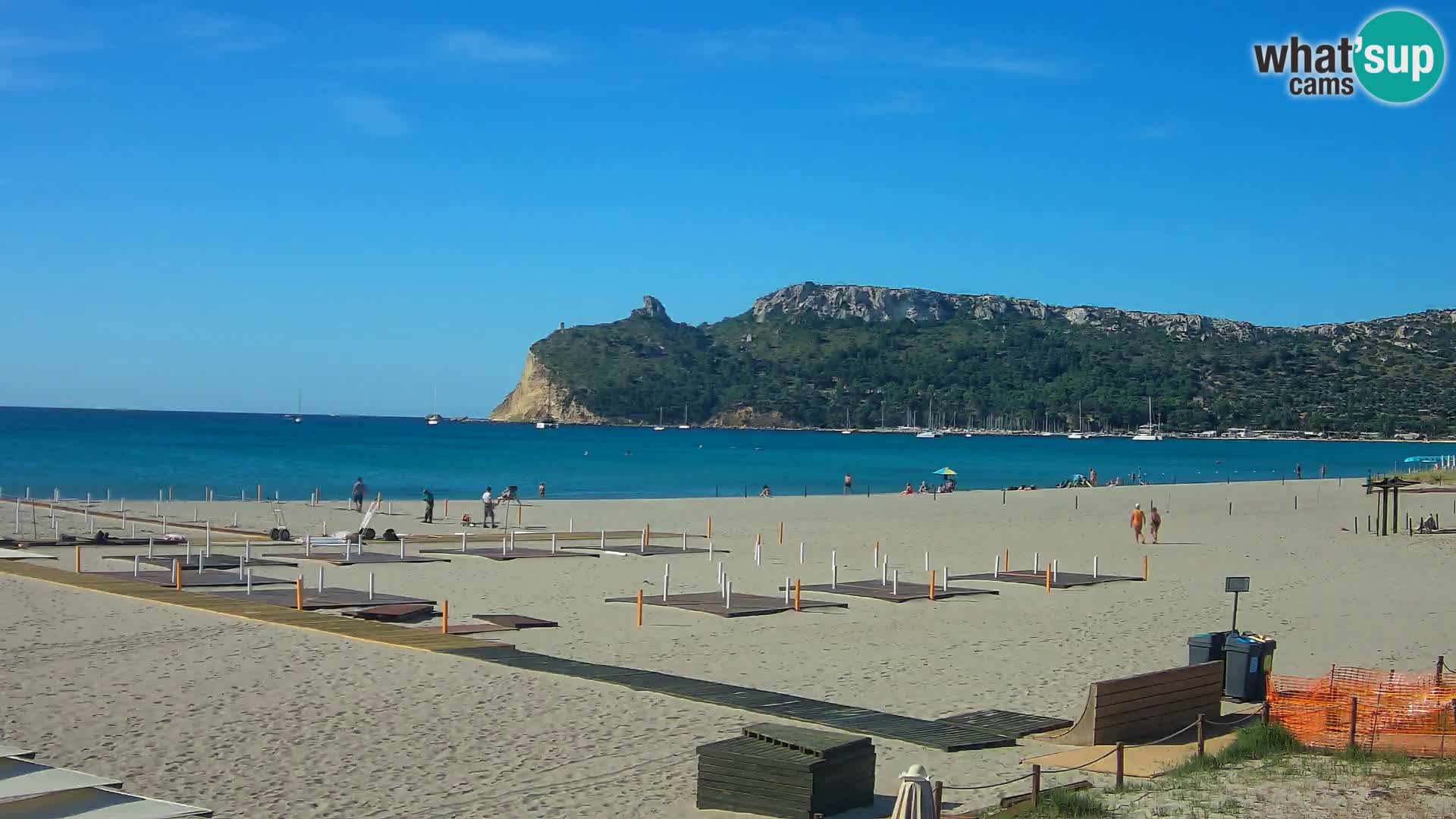 Poetto beach webcam | Cagliari | Sardinia