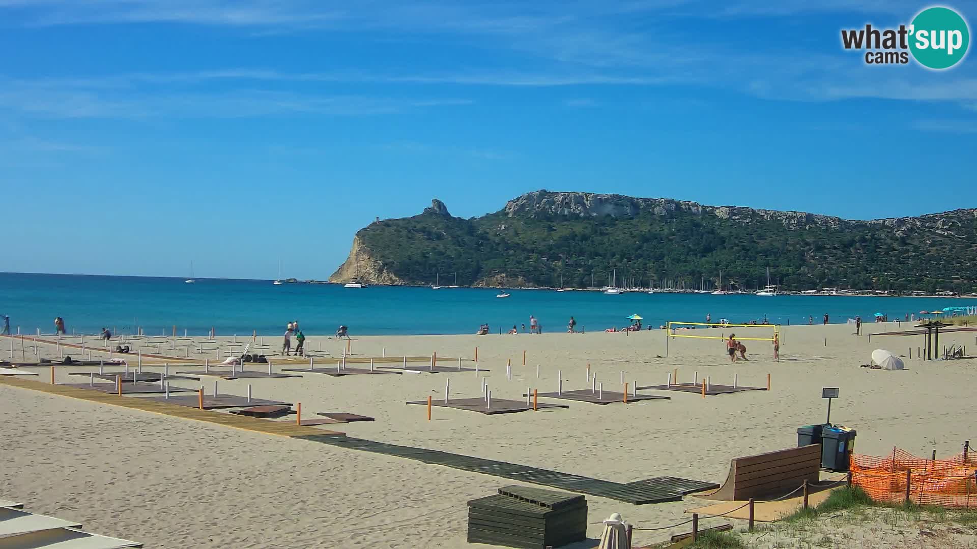 Poetto beach webcam | Cagliari | Sardinia
