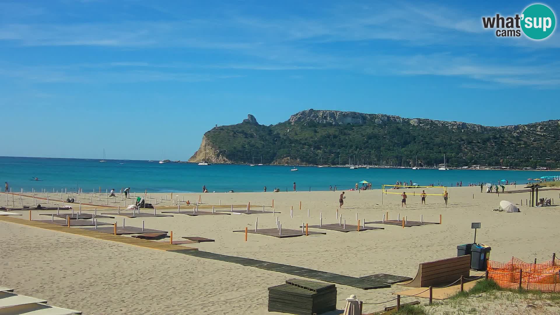 Webcam plage de Poetto | Cagliari | Sardaigne