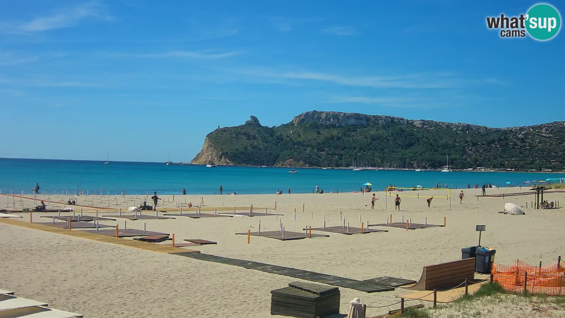 Poetto beach webcam | Cagliari | Sardinija