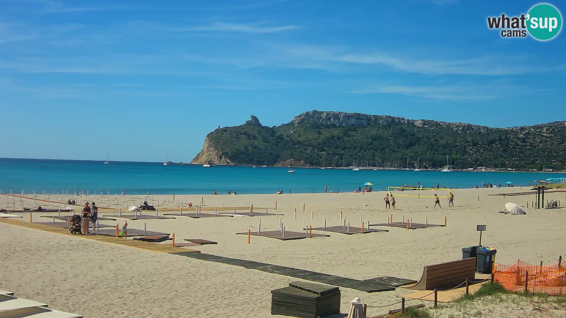Poetto beach webcam | Cagliari | Sardinija