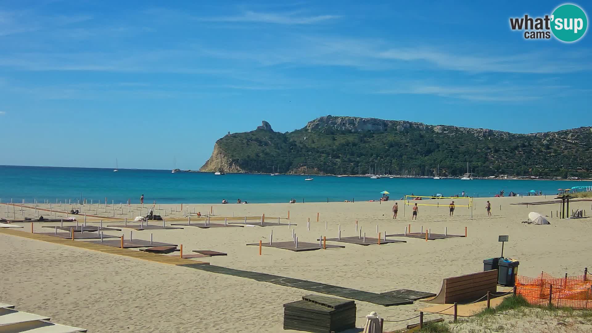 Poetto beach webcam | Cagliari | Sardinija
