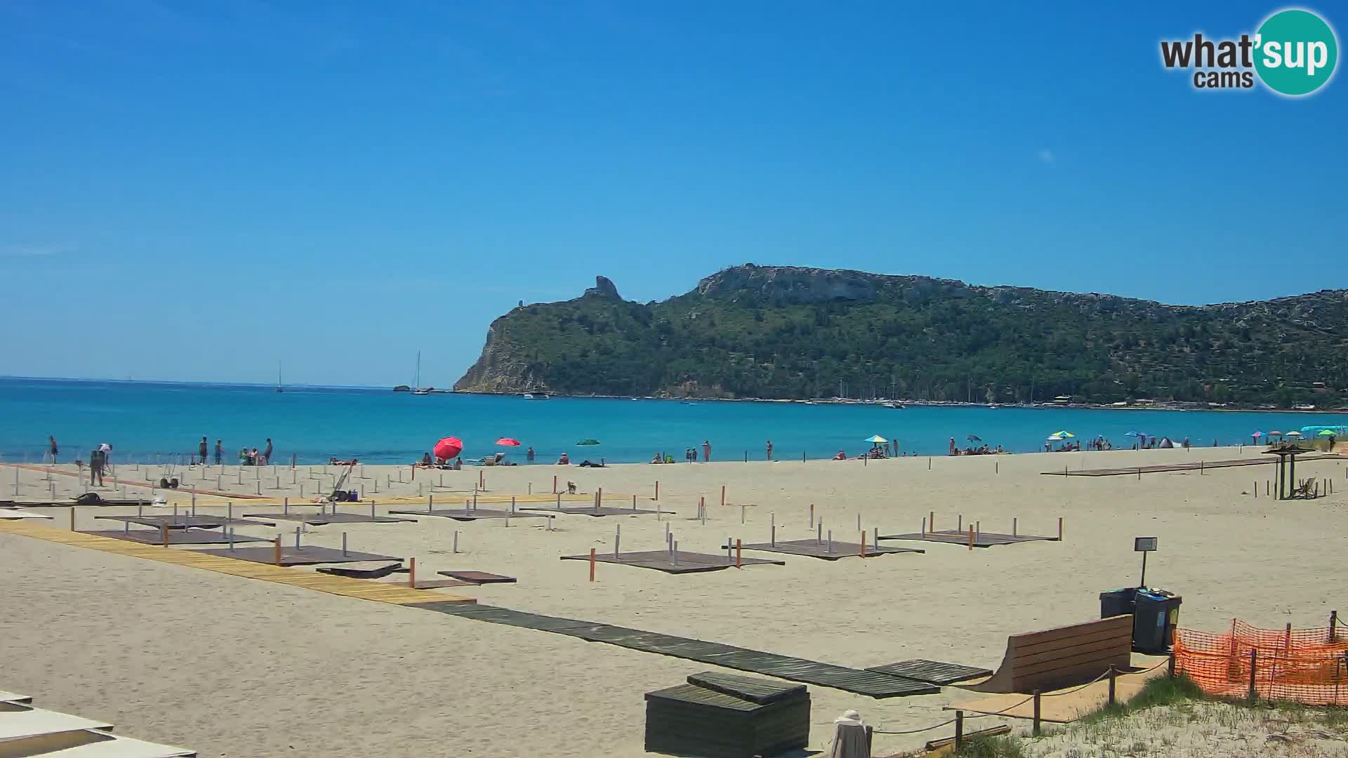 Webcam playa de Poetto | Cagliari | Cerdeña