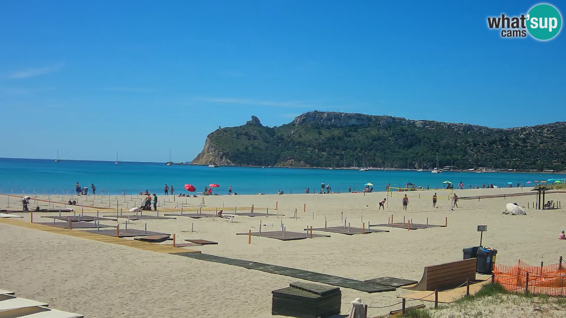 Poetto Strand Webcam | Cagliari | Sardinien