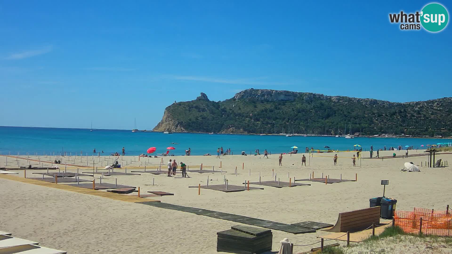 Webcam spiaggia del Poetto | Cagliari | Sardegna