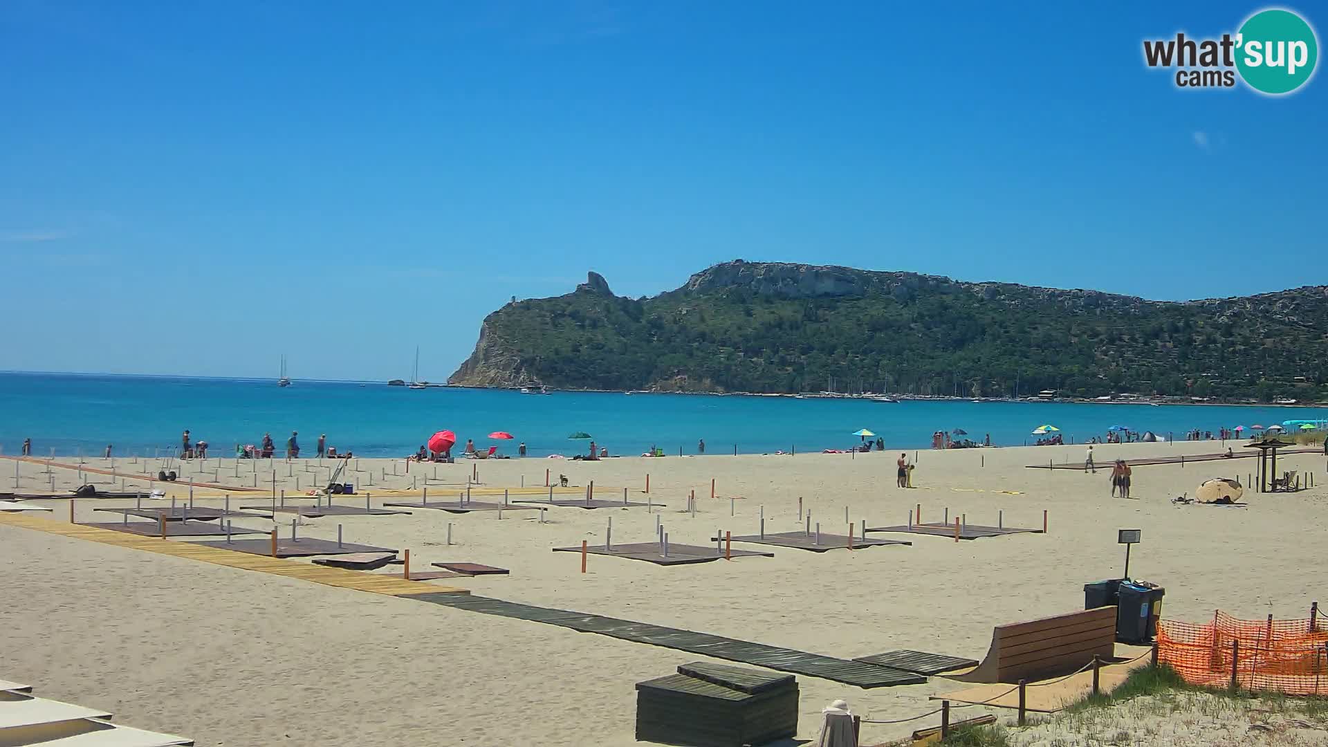 Webcam plage de Poetto | Cagliari | Sardaigne