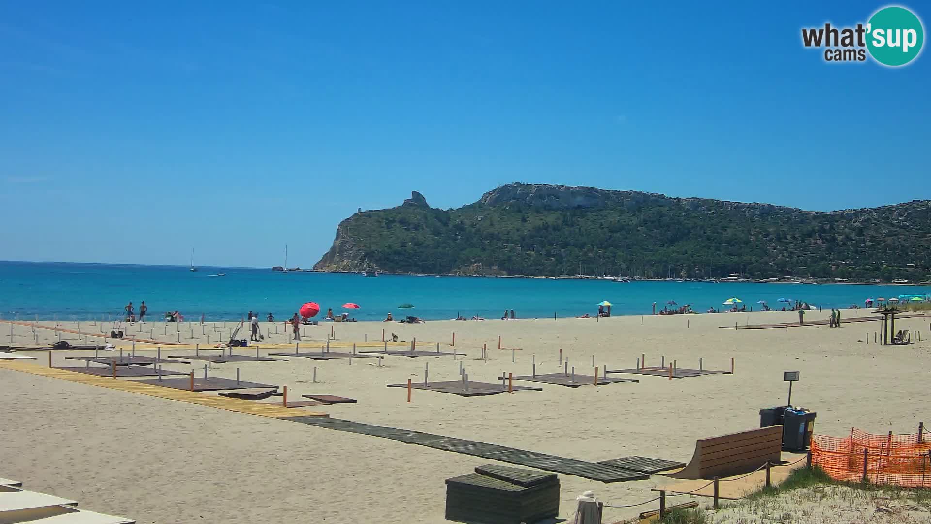 Webcam plage de Poetto | Cagliari | Sardaigne