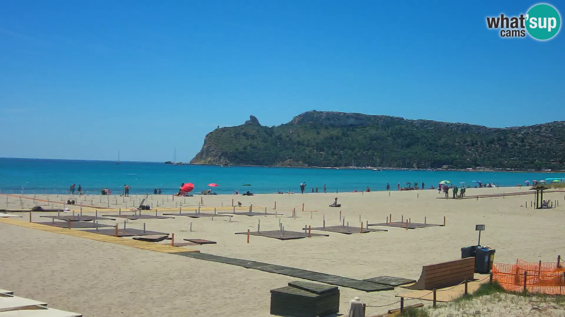 Poetto beach webcam | Cagliari | Sardinia