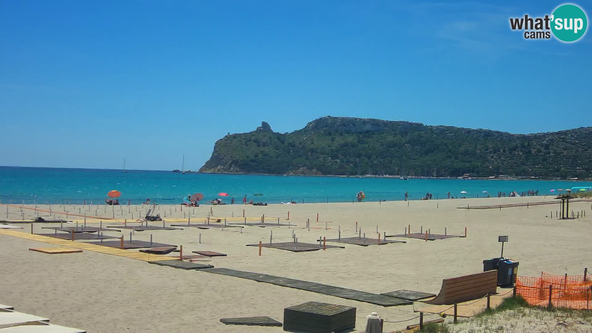 Poetto Strand Webcam | Cagliari | Sardinien