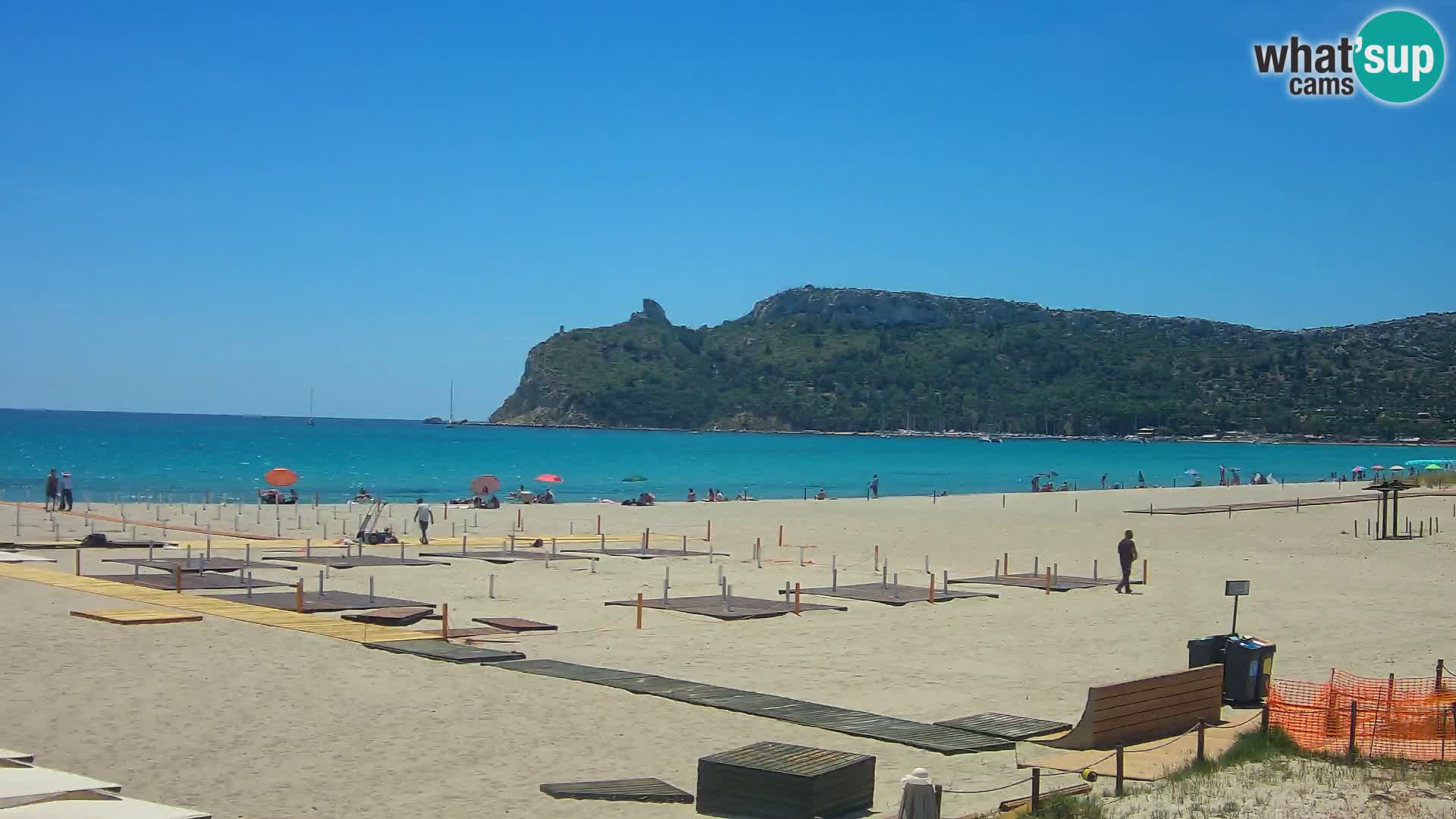 Poetto Strand Webcam | Cagliari | Sardinien
