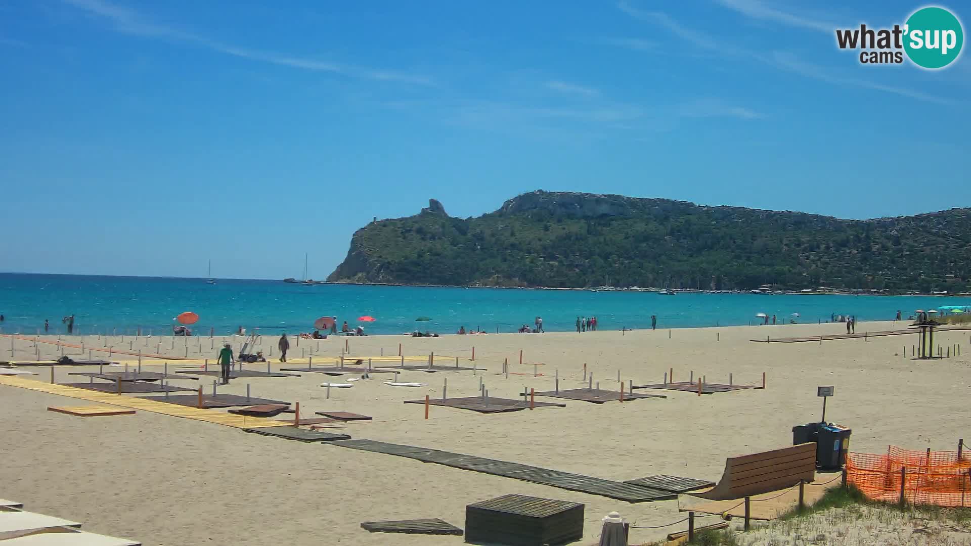 Poetto beach webcam | Cagliari | Sardinia