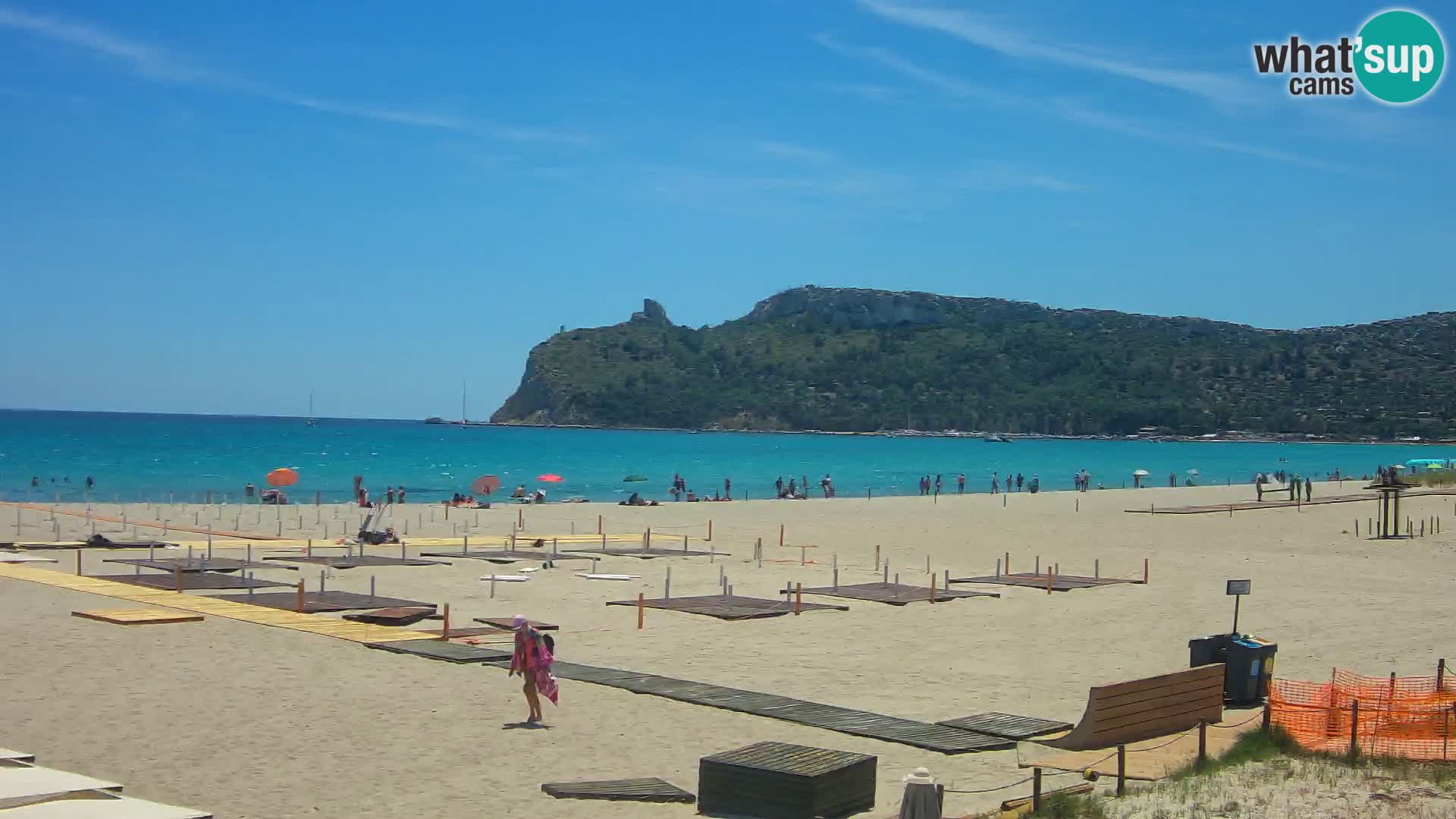Webcam plage de Poetto | Cagliari | Sardaigne