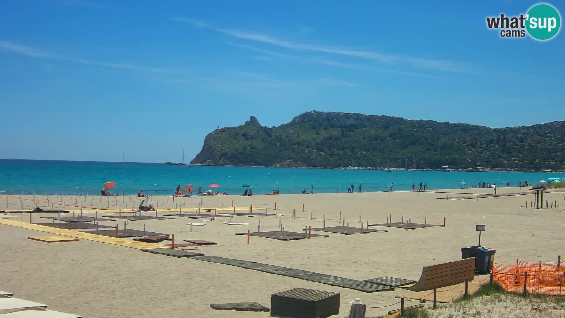 Webcam spiaggia del Poetto | Cagliari | Sardegna