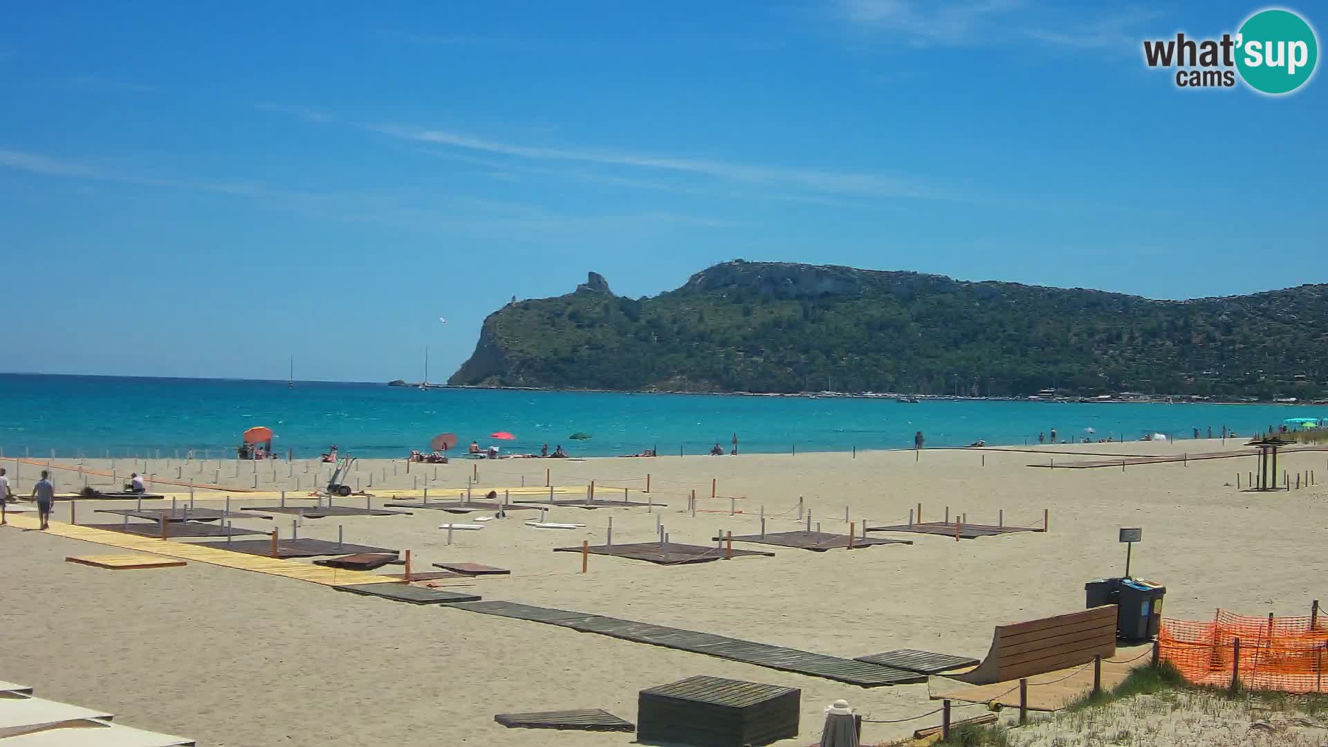 Webcam plage de Poetto | Cagliari | Sardaigne