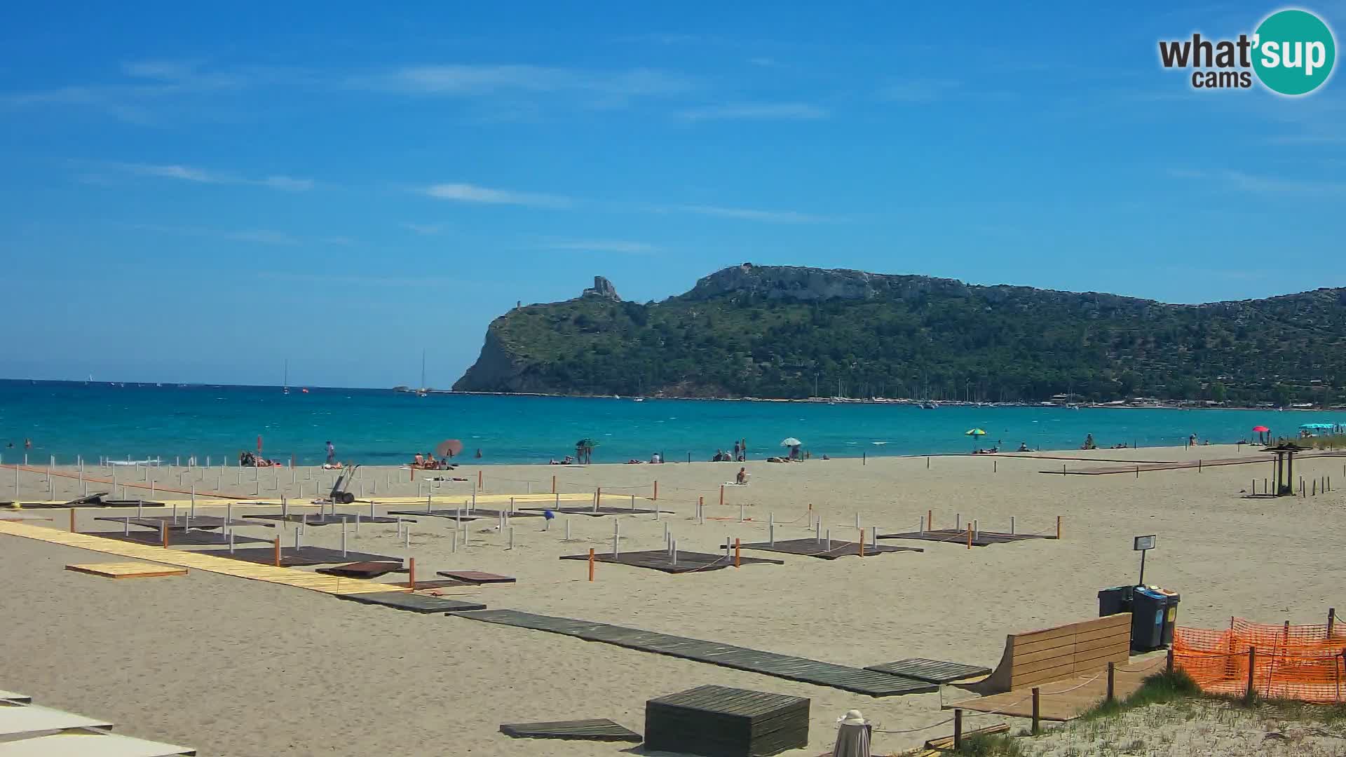 Poetto beach webcam | Cagliari | Sardinia
