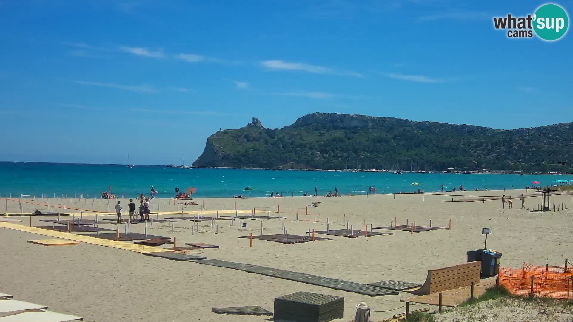 Webcam plage de Poetto | Cagliari | Sardaigne