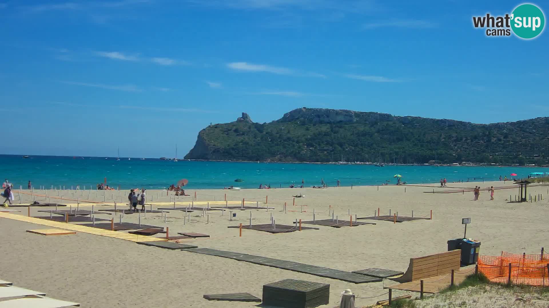 Poetto beach webcam | Cagliari | Sardinia
