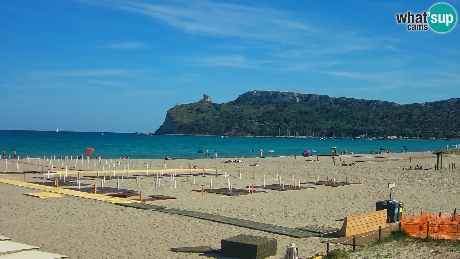Poetto beach webcam | Cagliari | Sardinia
