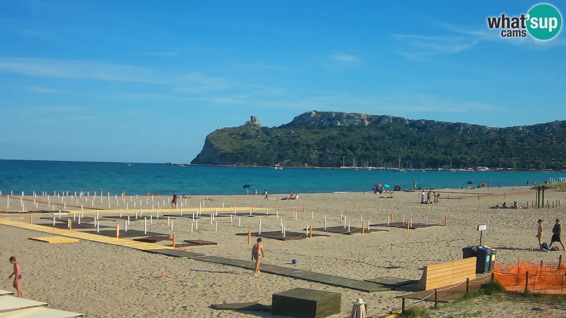 Poetto beach webcam | Cagliari | Sardinija
