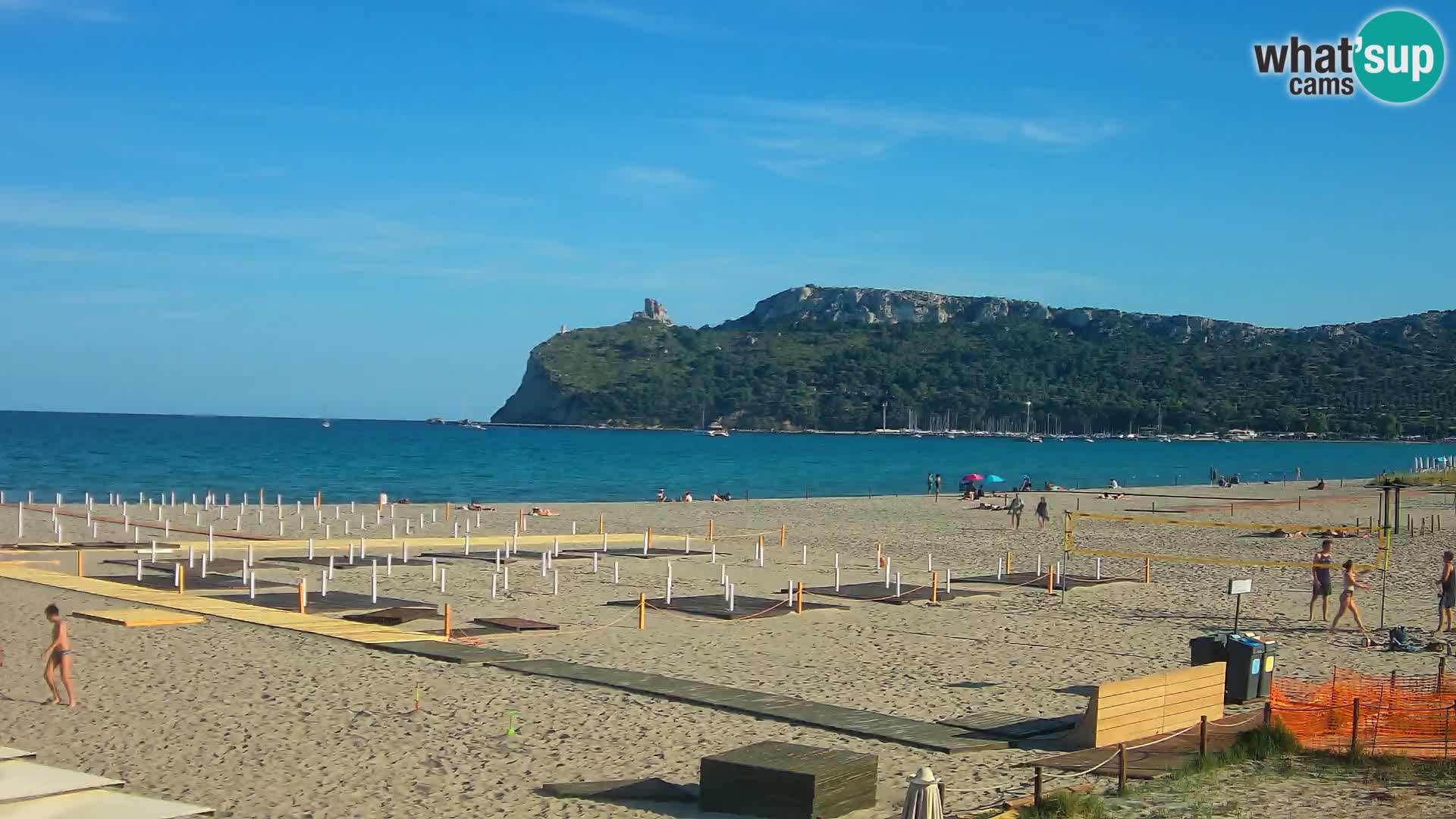 Poetto beach webcam | Cagliari | Sardinija