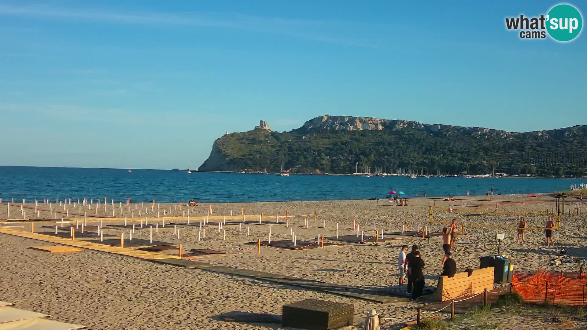Poetto beach webcam | Cagliari | Sardinija