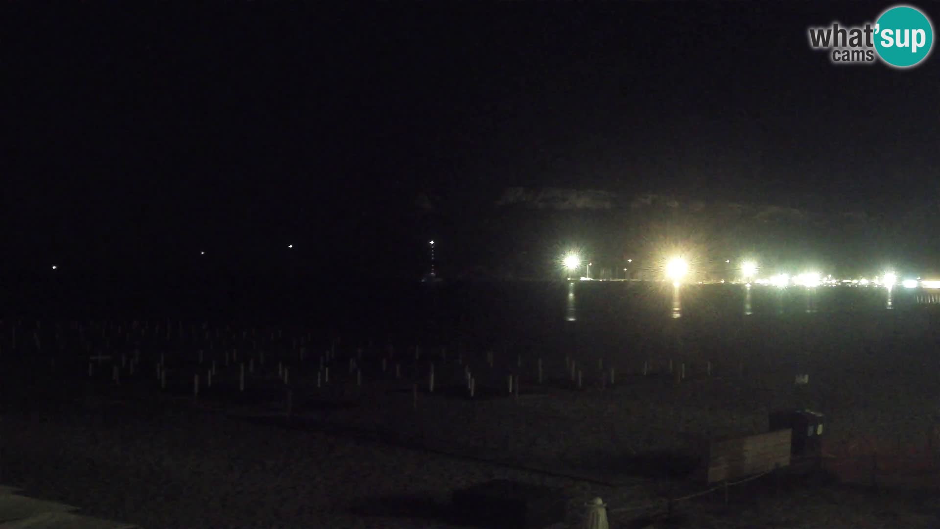 Poetto beach webcam | Cagliari | Sardinija