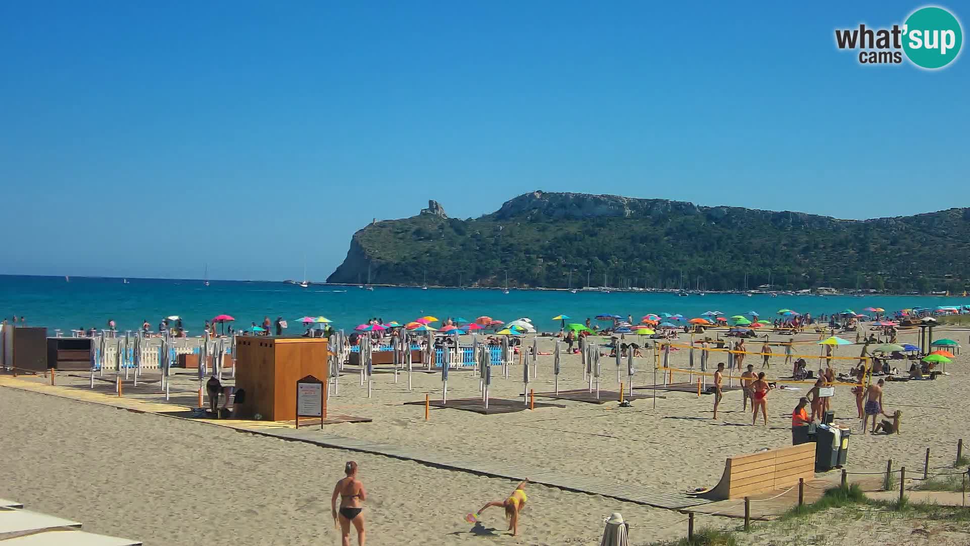Poetto beach webcam | Cagliari | Sardinia